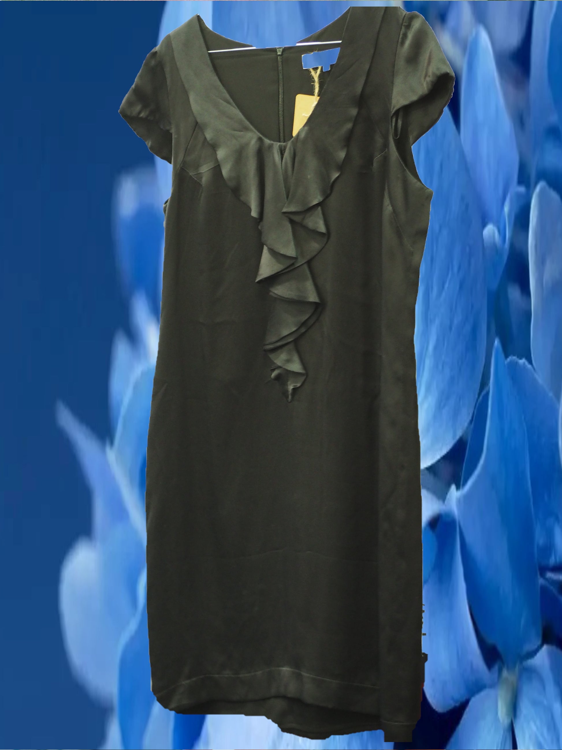 VESTIDO CORTO NEGRO TIRANTES