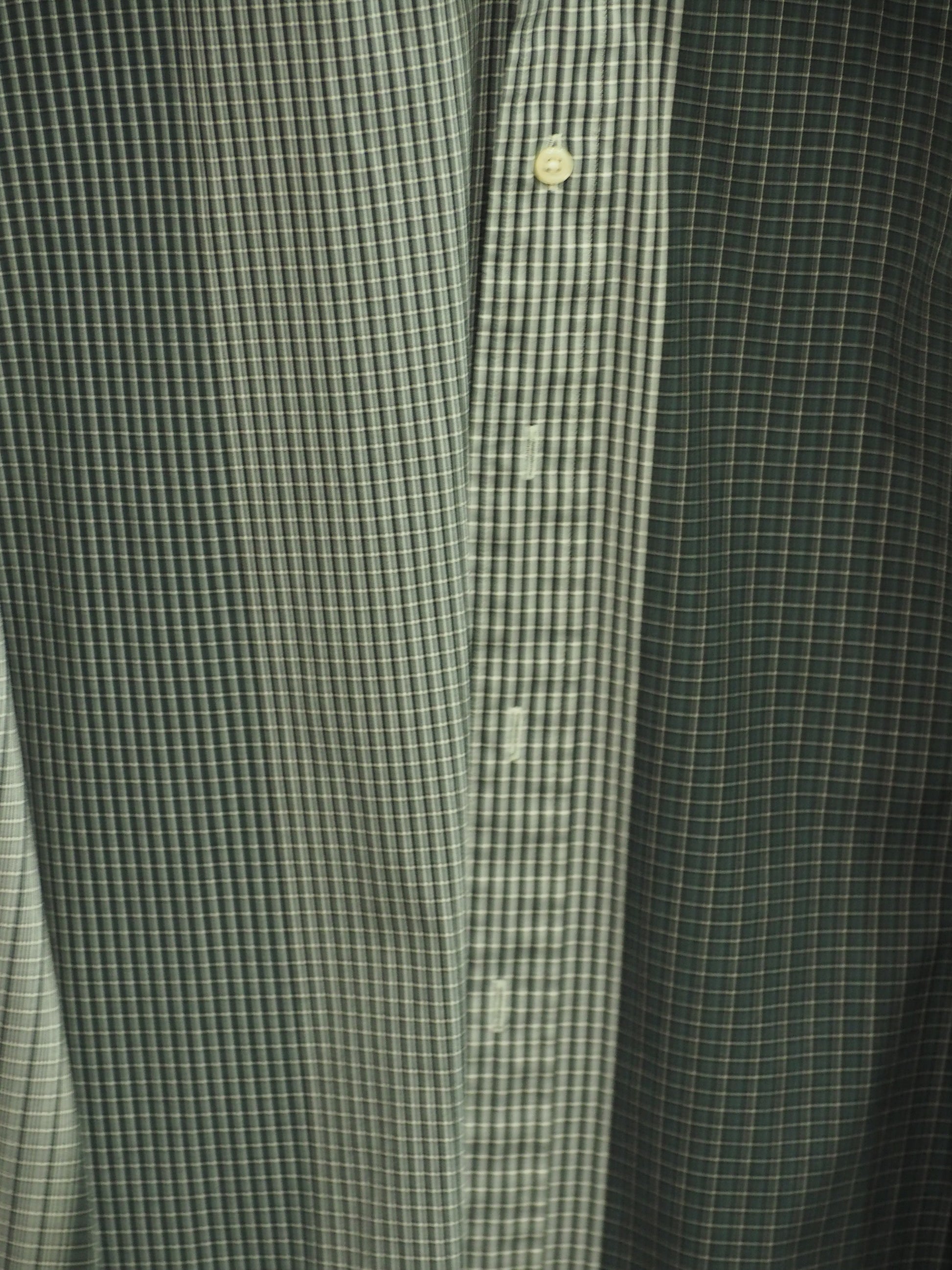 CAMISA CABALLERO MANGA LARGA CUADROS GRISES