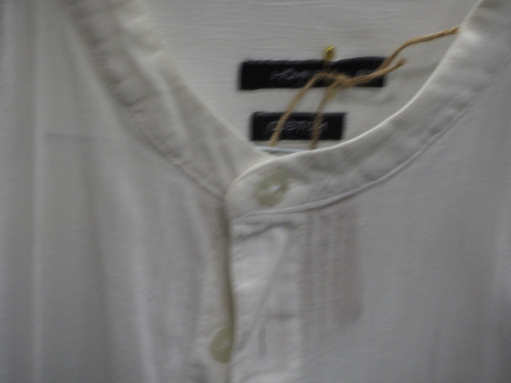 CAMISA CABALLERO MANGA LARGA BLANCA CUELLO MAO