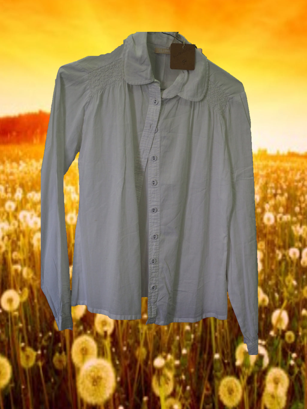 CAMISA SEÑORA MANGA LARGA BLANCA