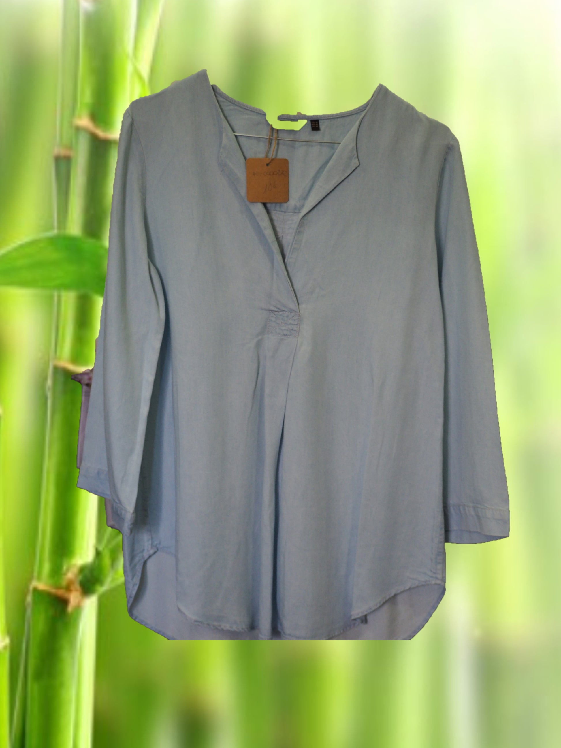CAMISA SEÑORA MANGA LARGA VAQUERA