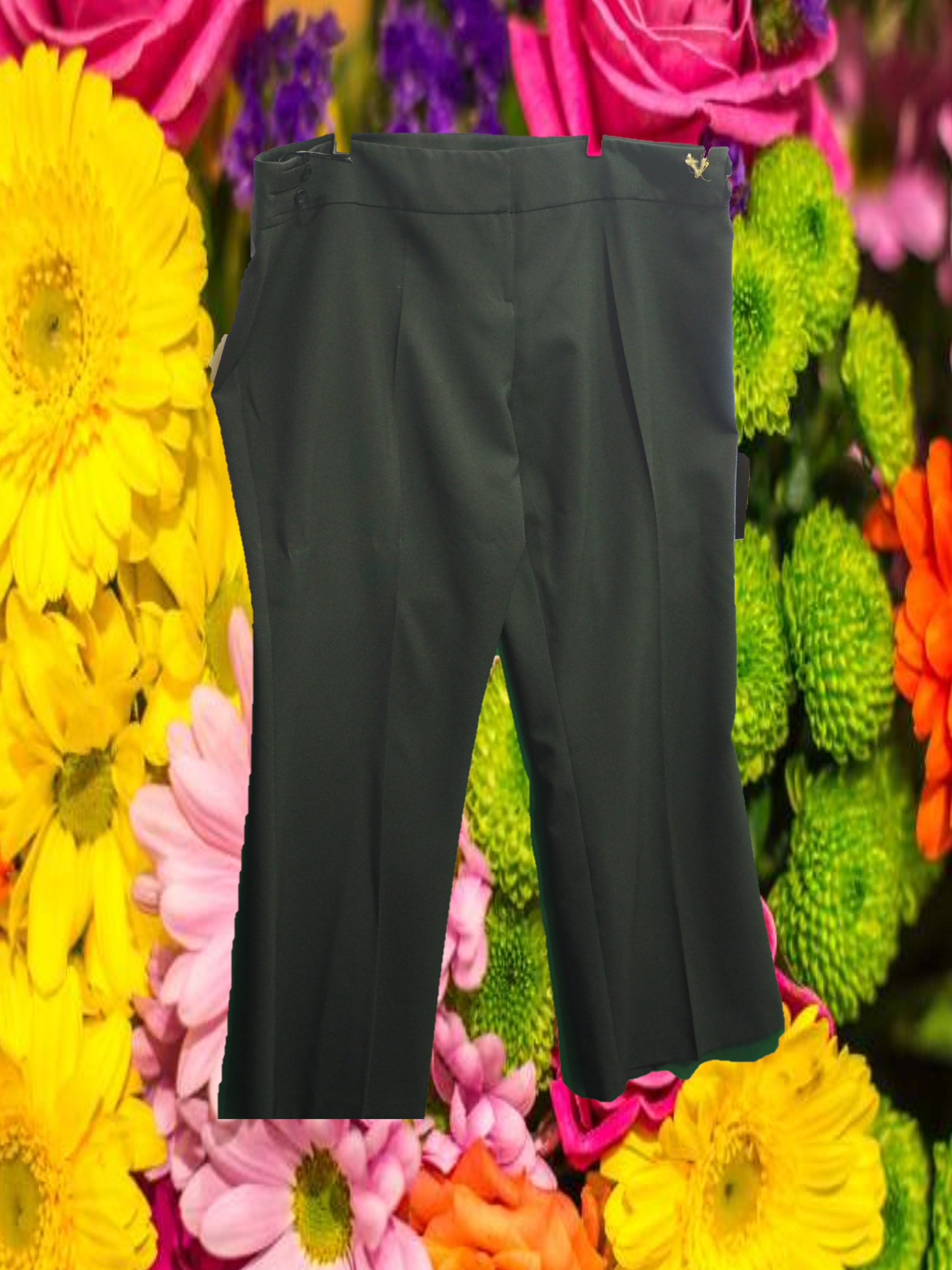 PANTALÓN MUJER DE VESTIR COLOR NEGRO