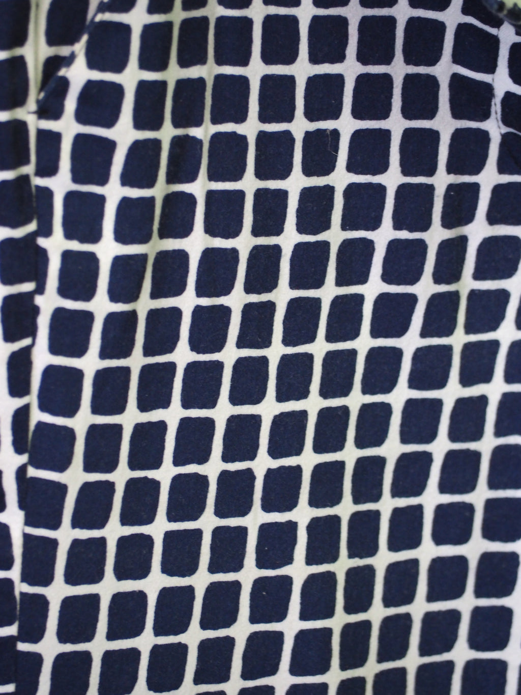 PANTALÓN MUJER DE VESTIR AZUL CUADROS