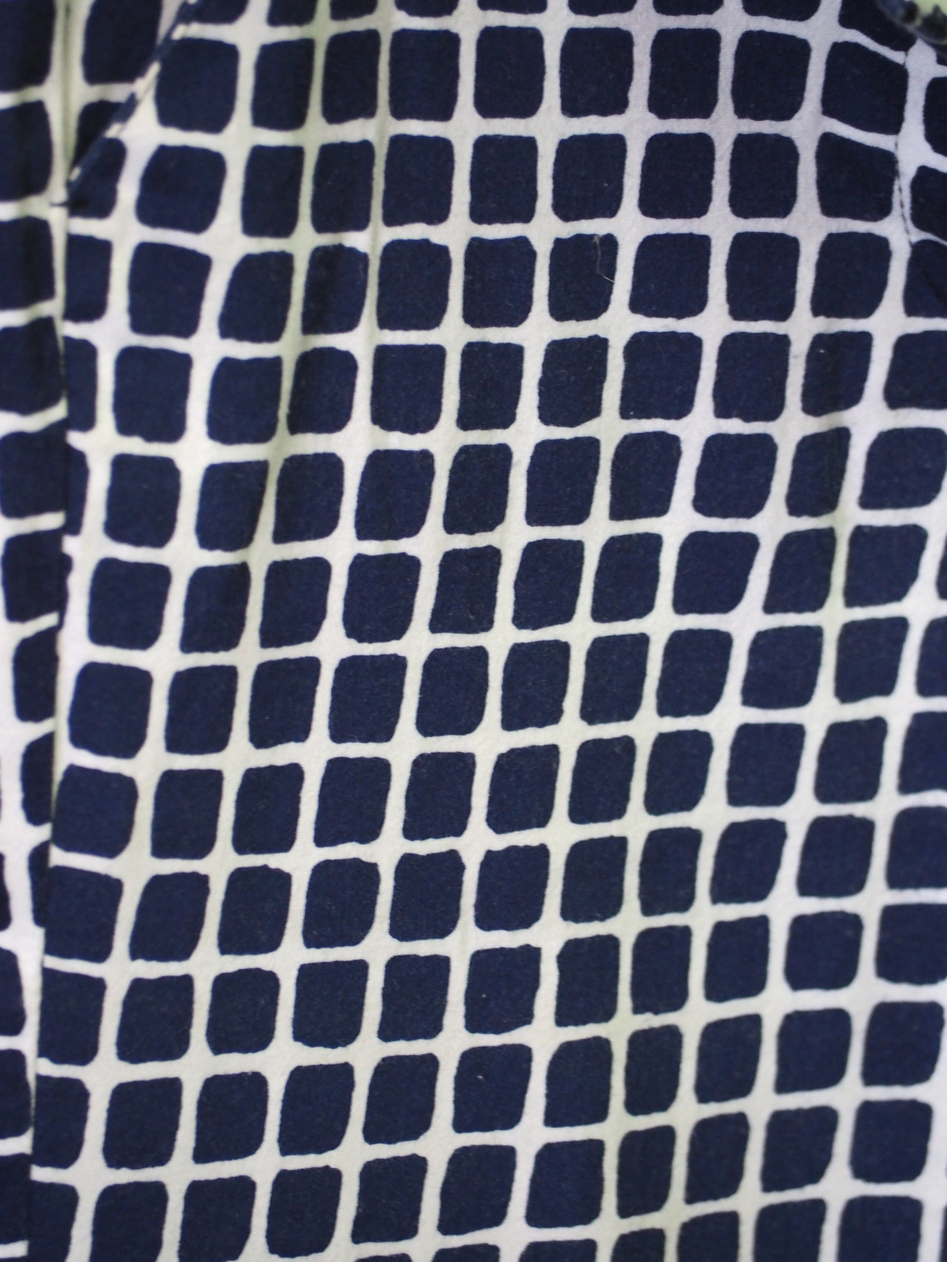 PANTALÓN MUJER DE VESTIR AZUL CUADROS