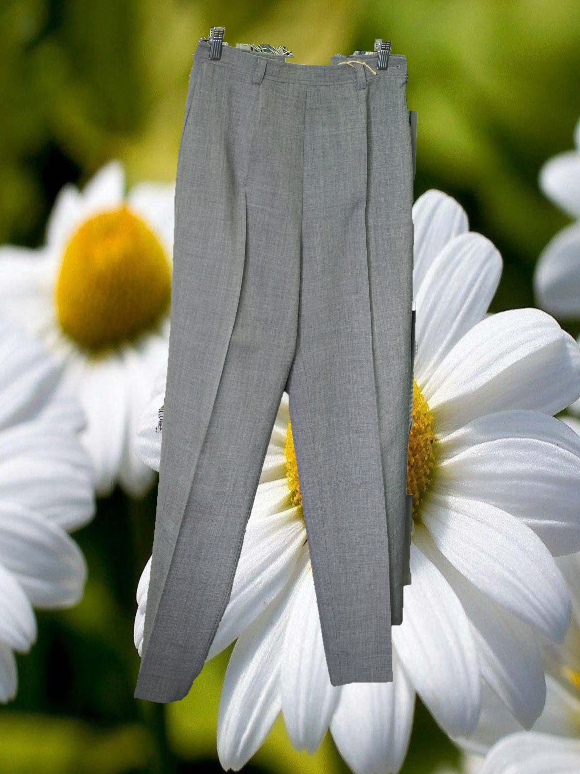 PANTALÓN MUJER DE VESTIR GRIS