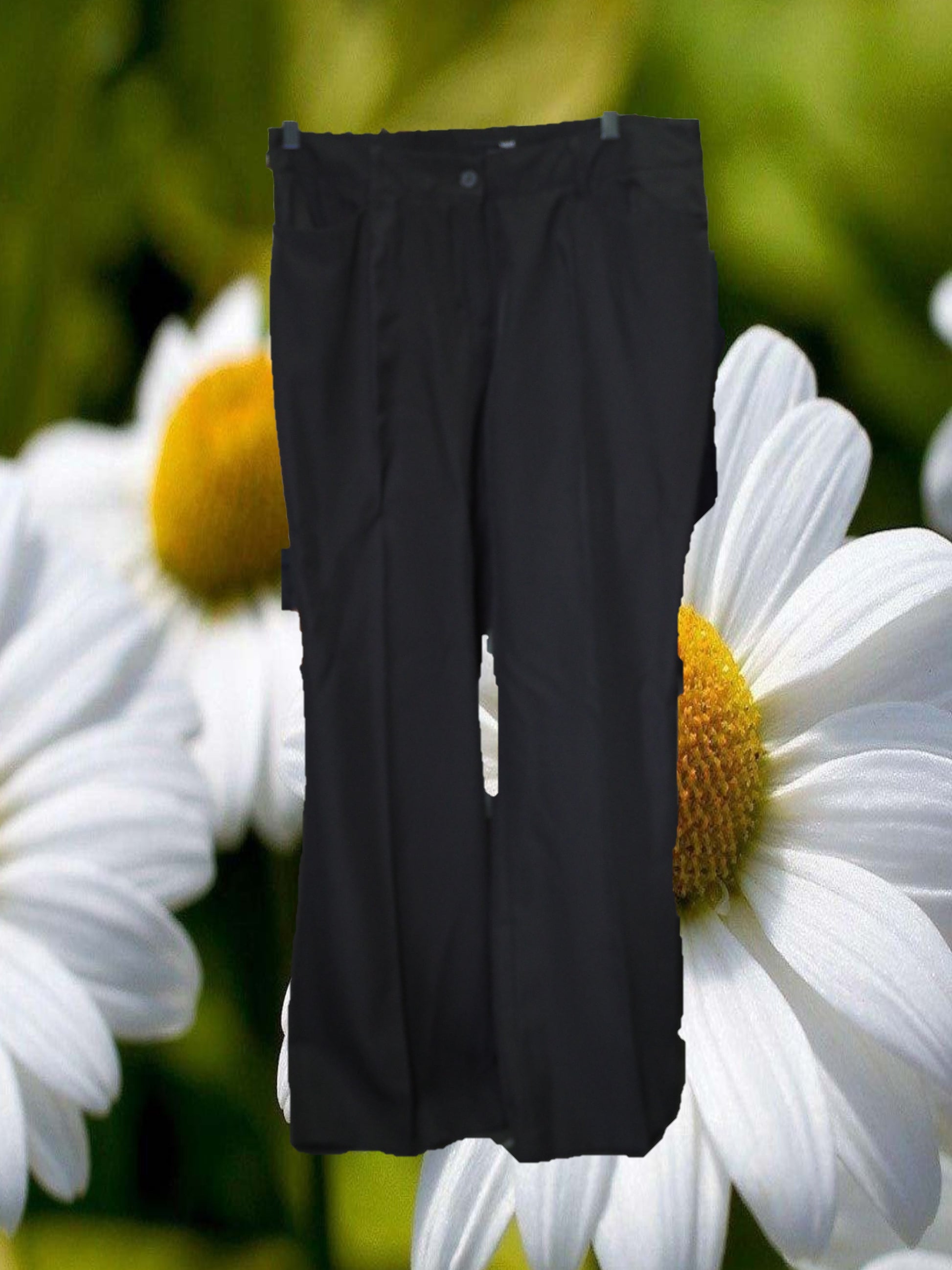 PANTALÓN MUJER DE VESTIR NEGRO
