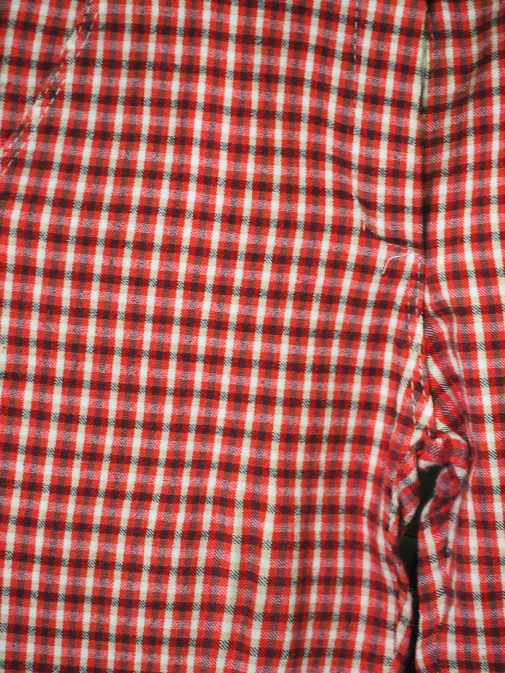 PANTALÓN MUJER DE VESTIR ROJO CON CUADROS