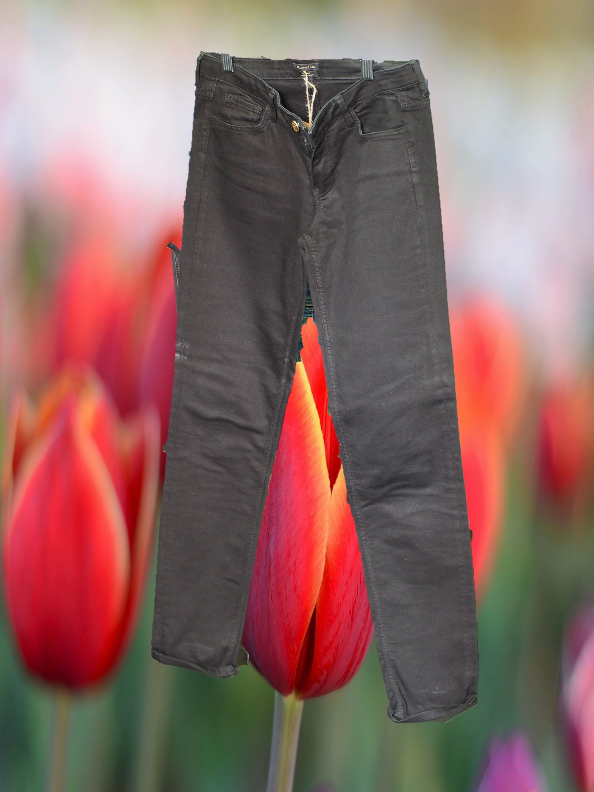 PANTALÓN MUJER VAQUERO NEGRO