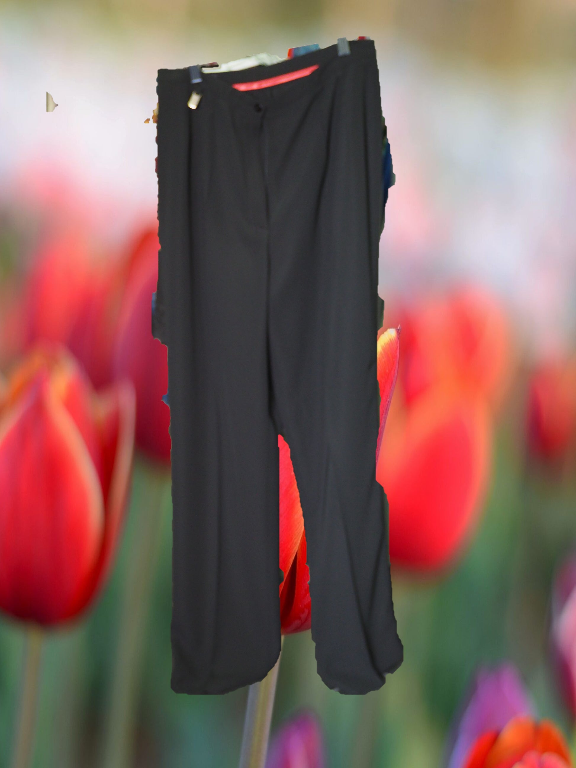 PANTALÓN MUJER DE VESTIR NEGRO