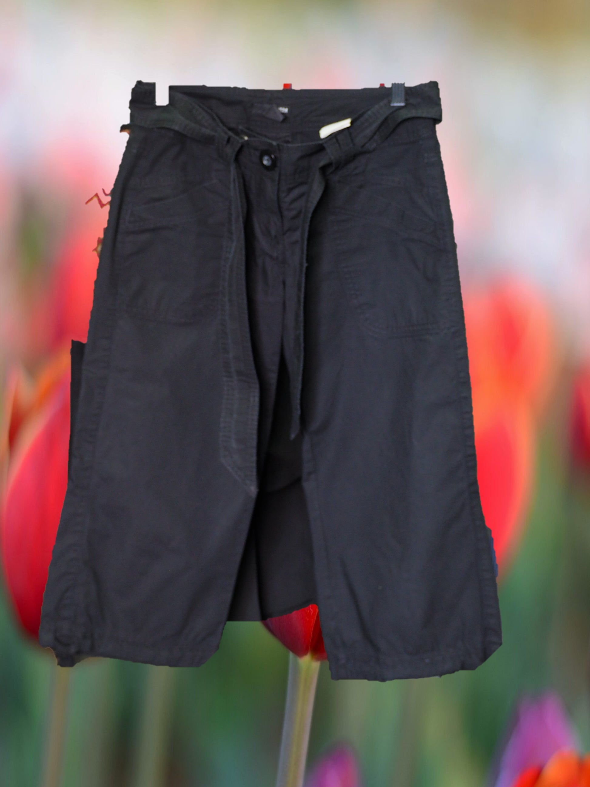 BERMUDA LARGA MUJER NEGRO