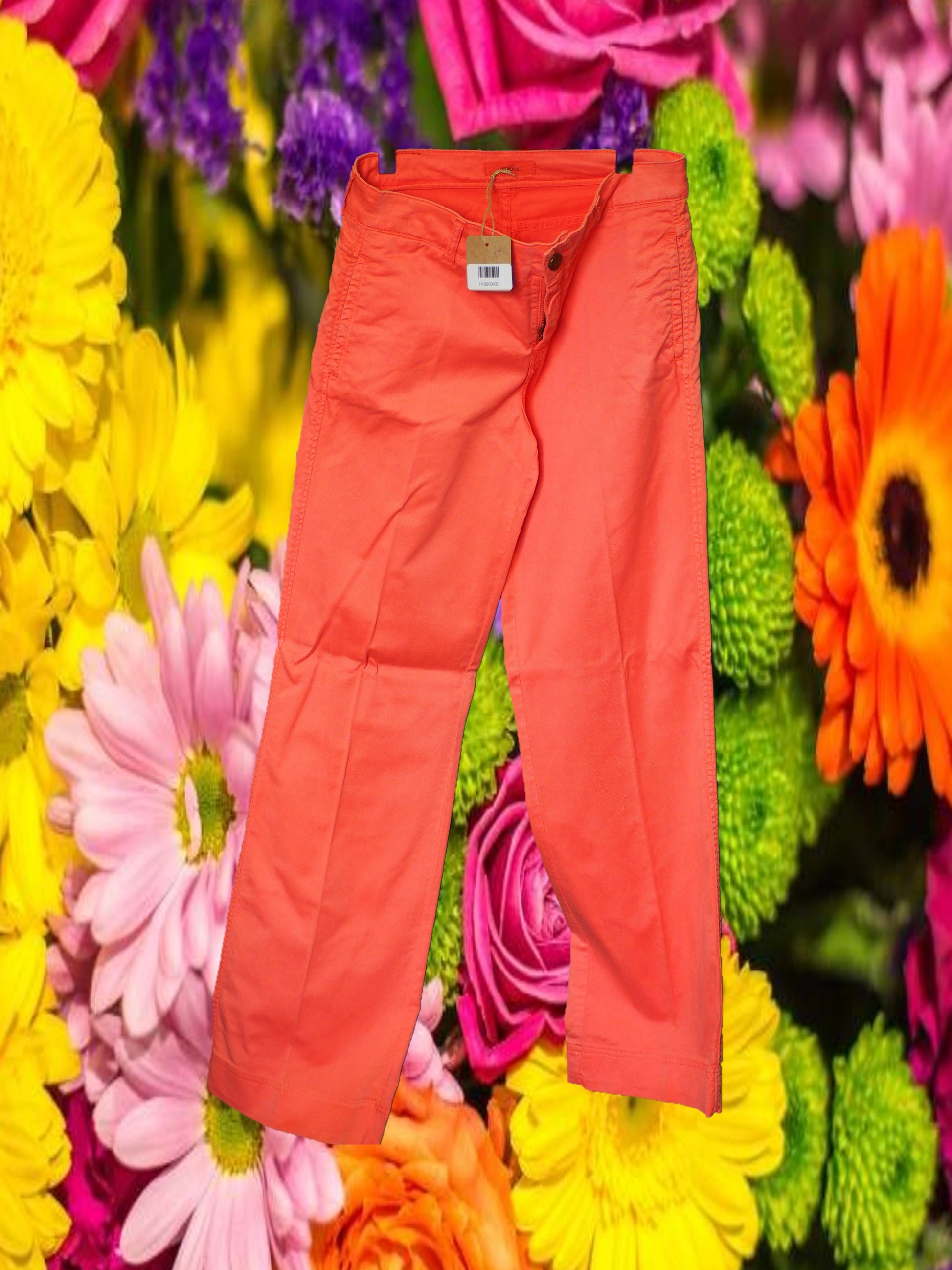 PANTALÓN MUJER VAQUERO NARANJA