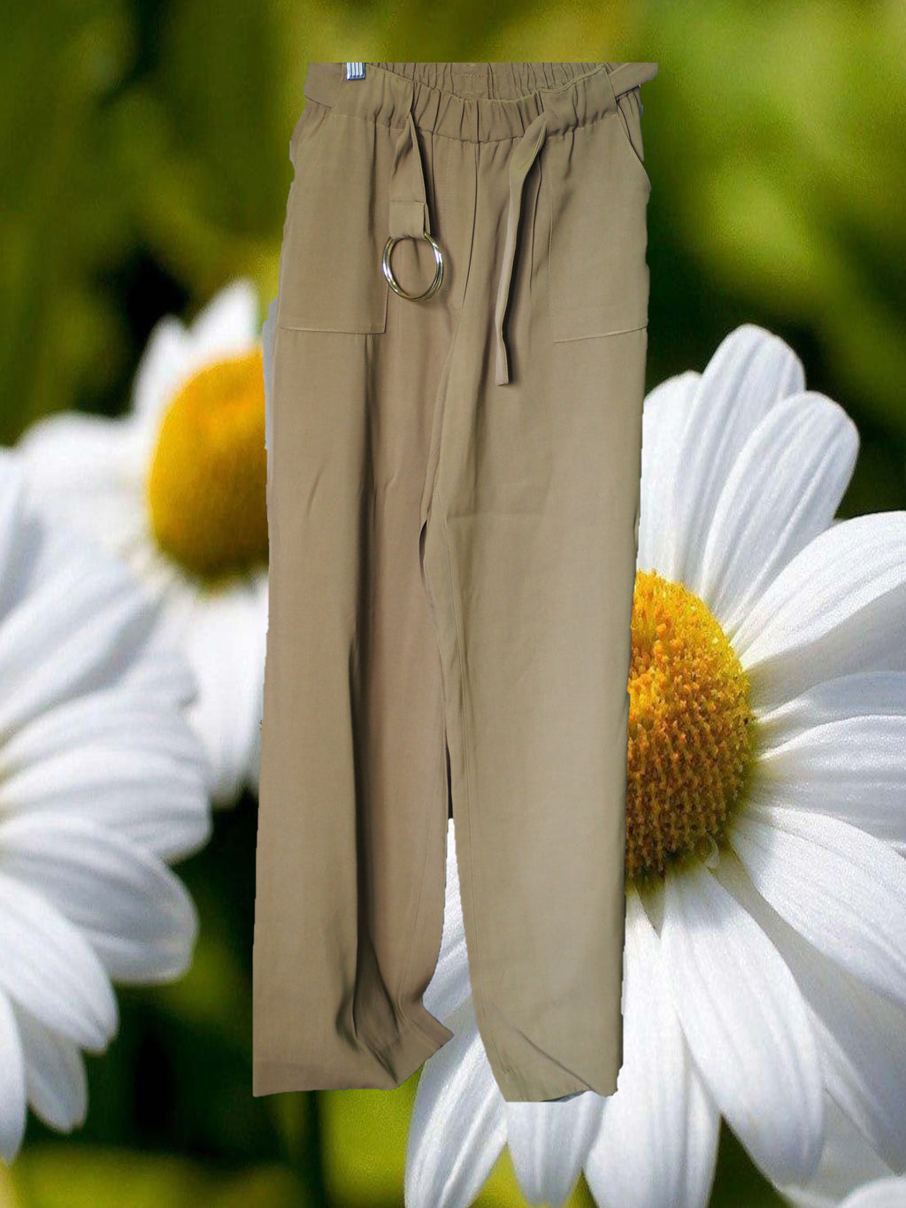 PANTALÓN MUJER DE VESTIR MARRÓN