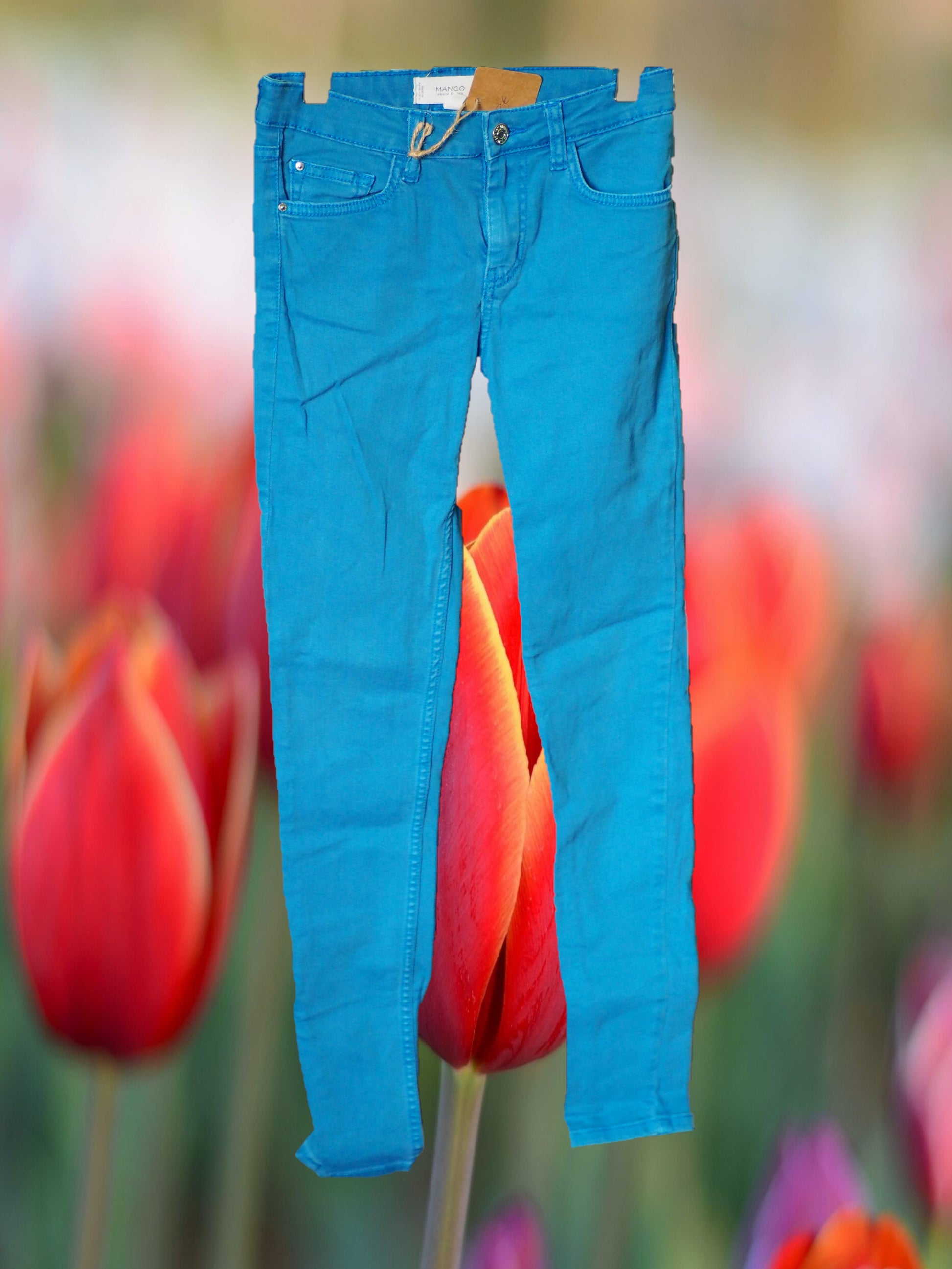 PANTALÓN MUJER VAQUERO AZUL INTENSO