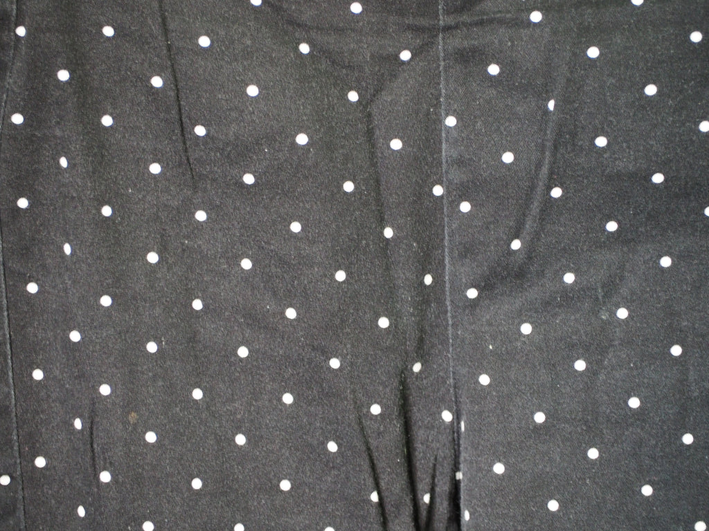 PANTALÓN MUJER LEGGING NEGRO CON LUNARES BLANCOS