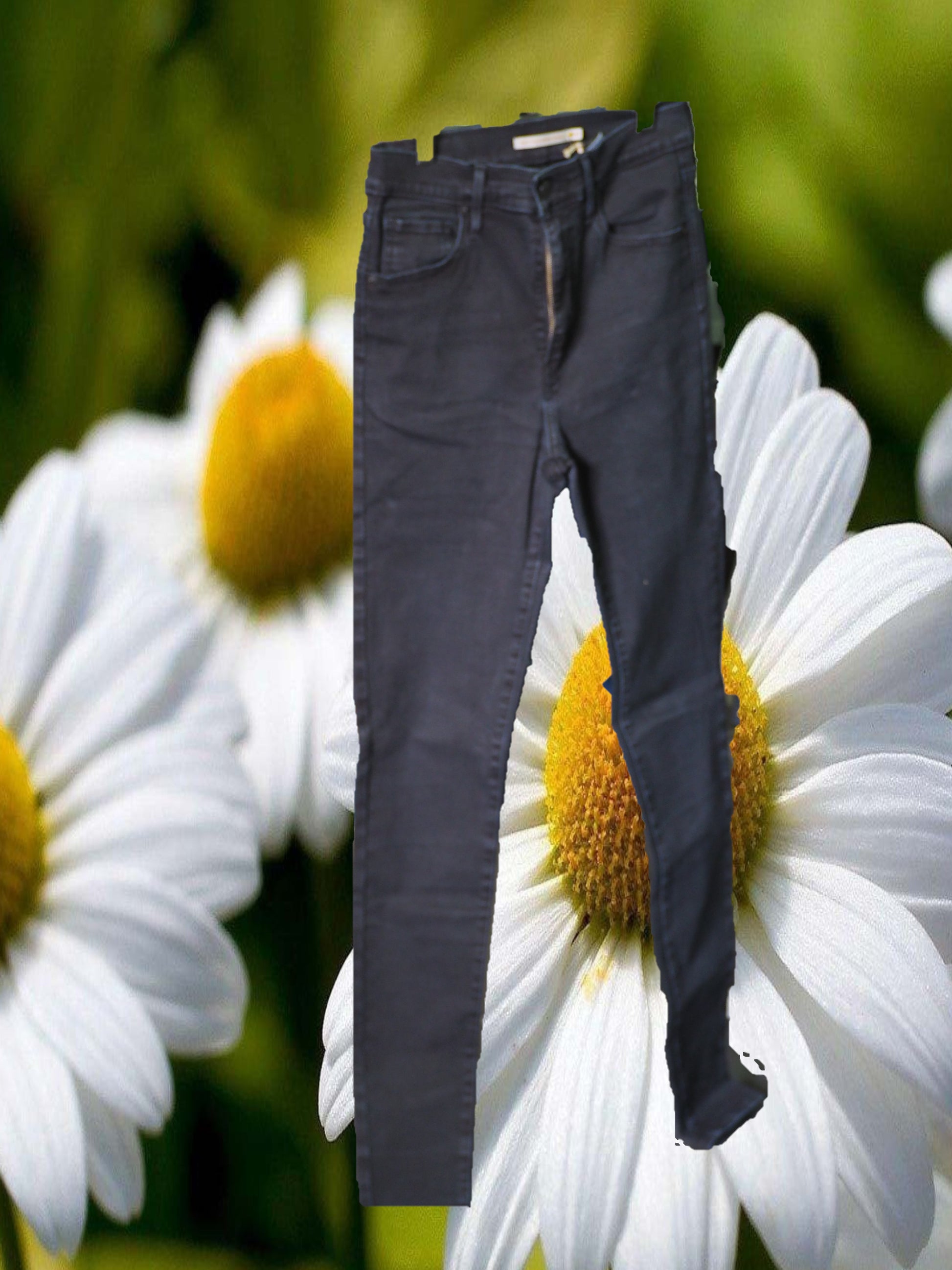 PANTALÓN MUJER VAQUERO NEGRO