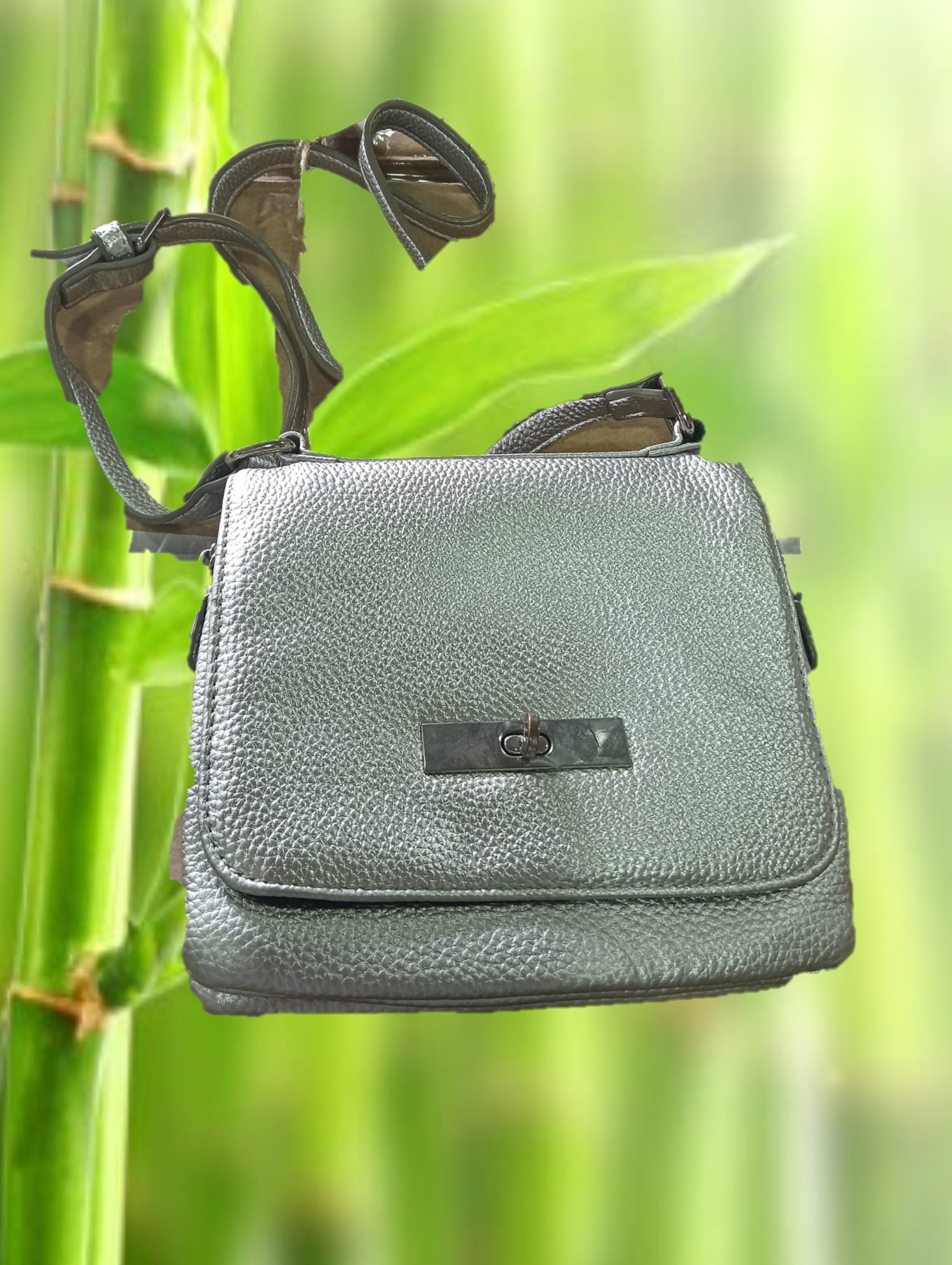 BOLSO PLATEADO PEQUEÑO