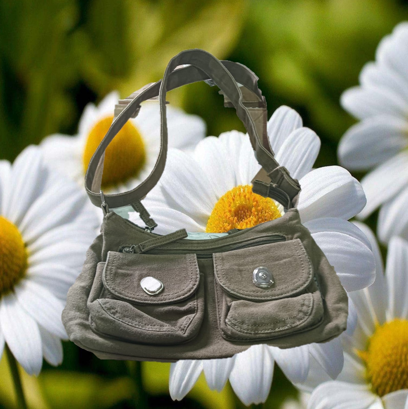 BOLSO TELA VERDE