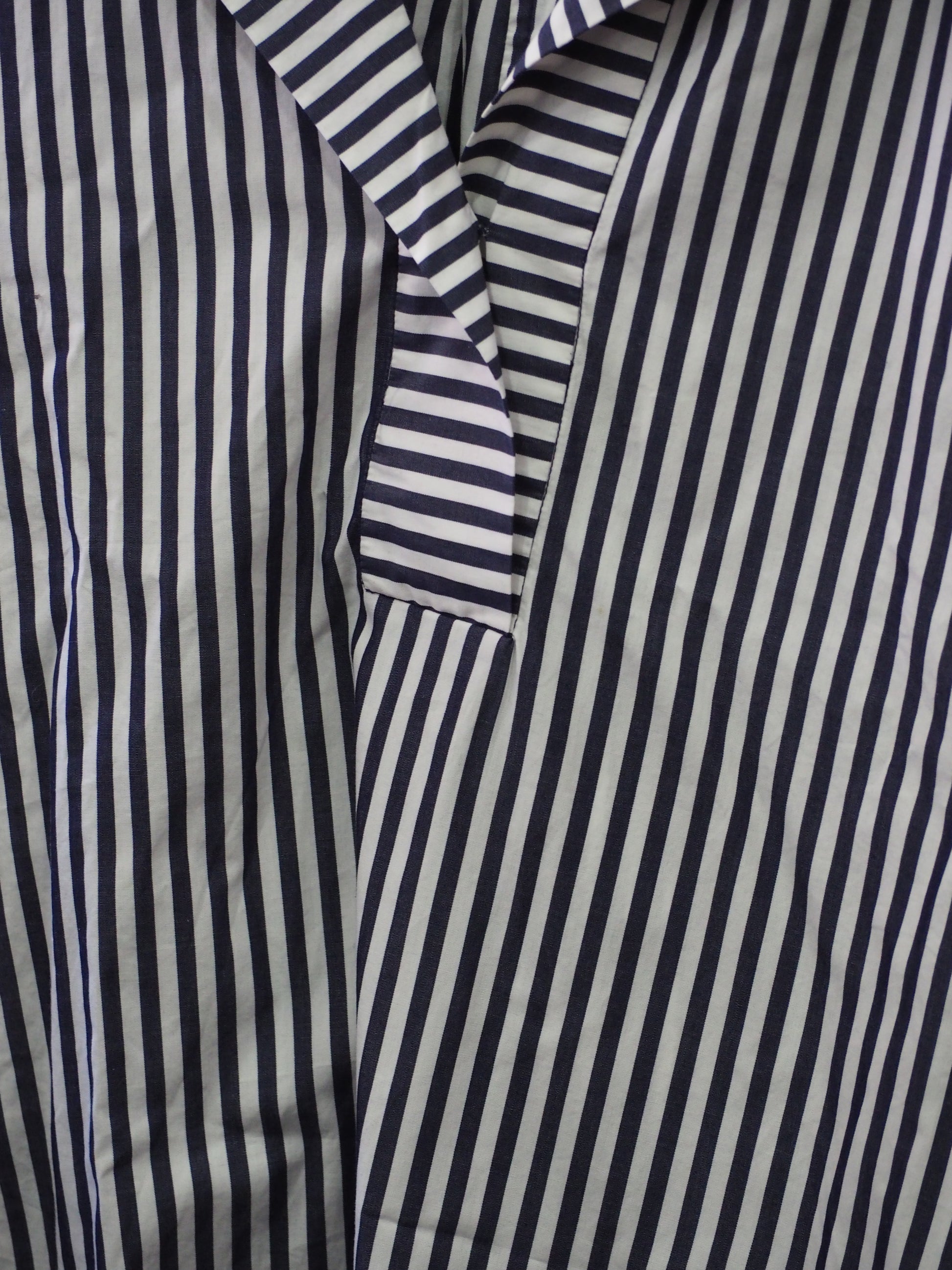 CAMISA MUJER BLANCA MANGA FRANCESA CON RAYAS