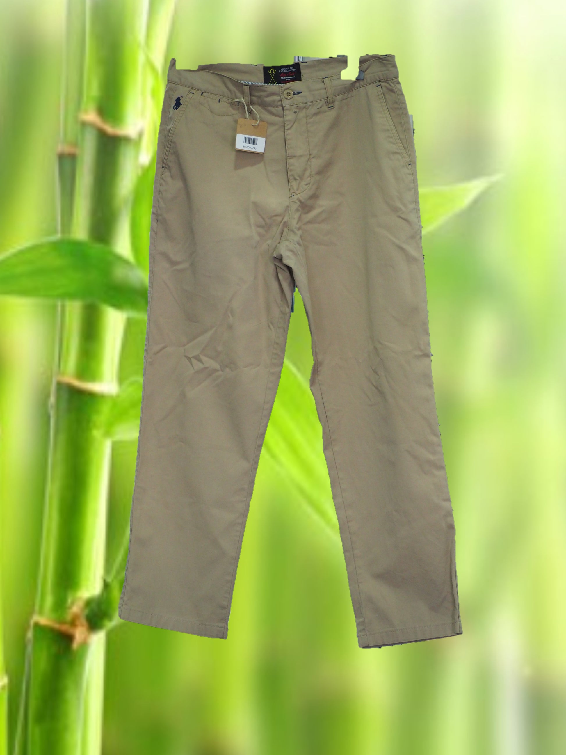 PANTALON HOMBRE CHINO BEIGE ( MANCHA EN CREMALLERA )