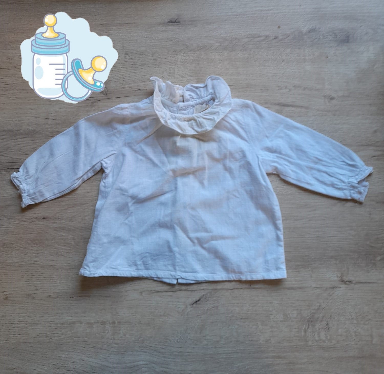 CAMISA BLANCA  BEBE