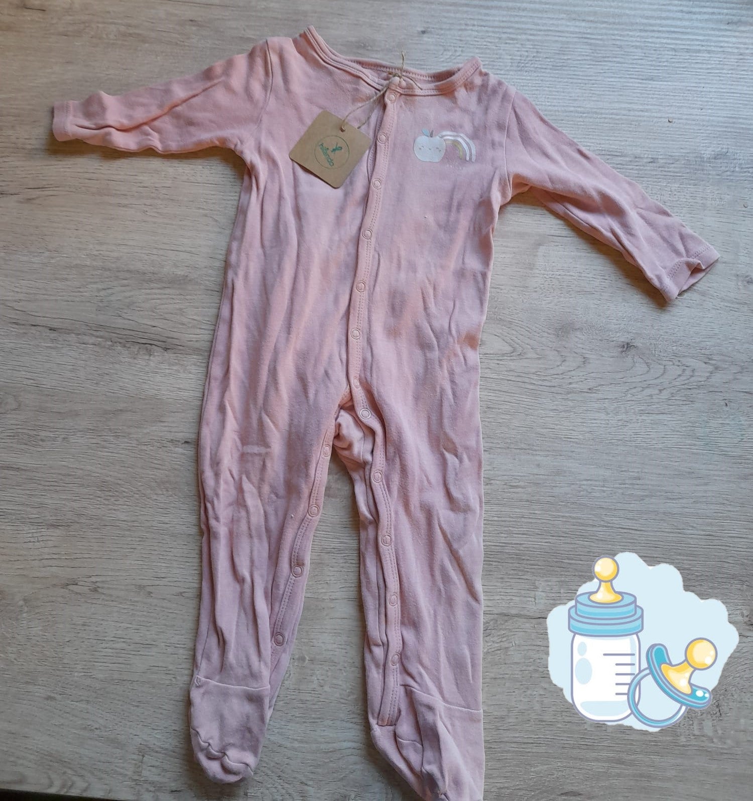 PIJAMA ROSA BEBE