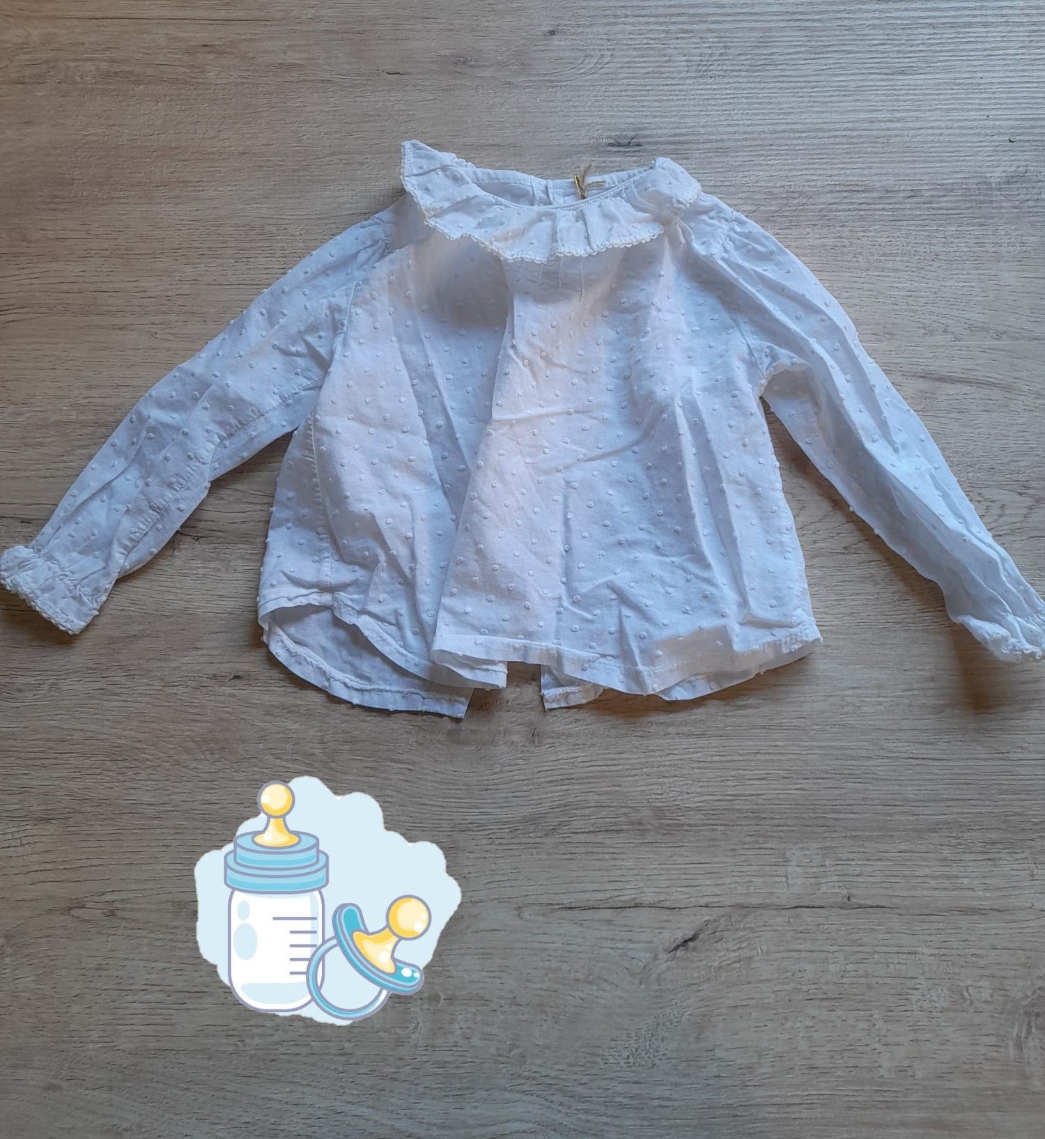 CAMISA BLANCA BEBE