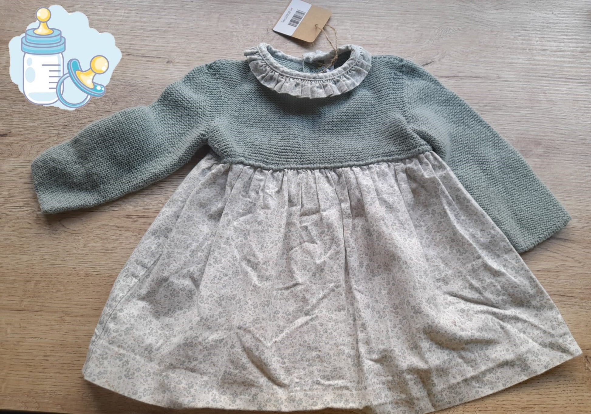VESTIDO AZUL MAR BEBE