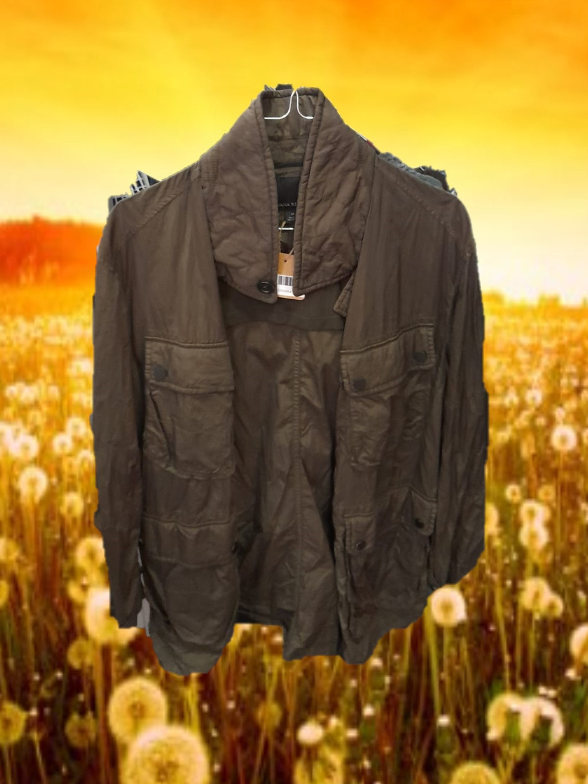 CHAQUETA MUJER MARRÓN IMPERMEABLE