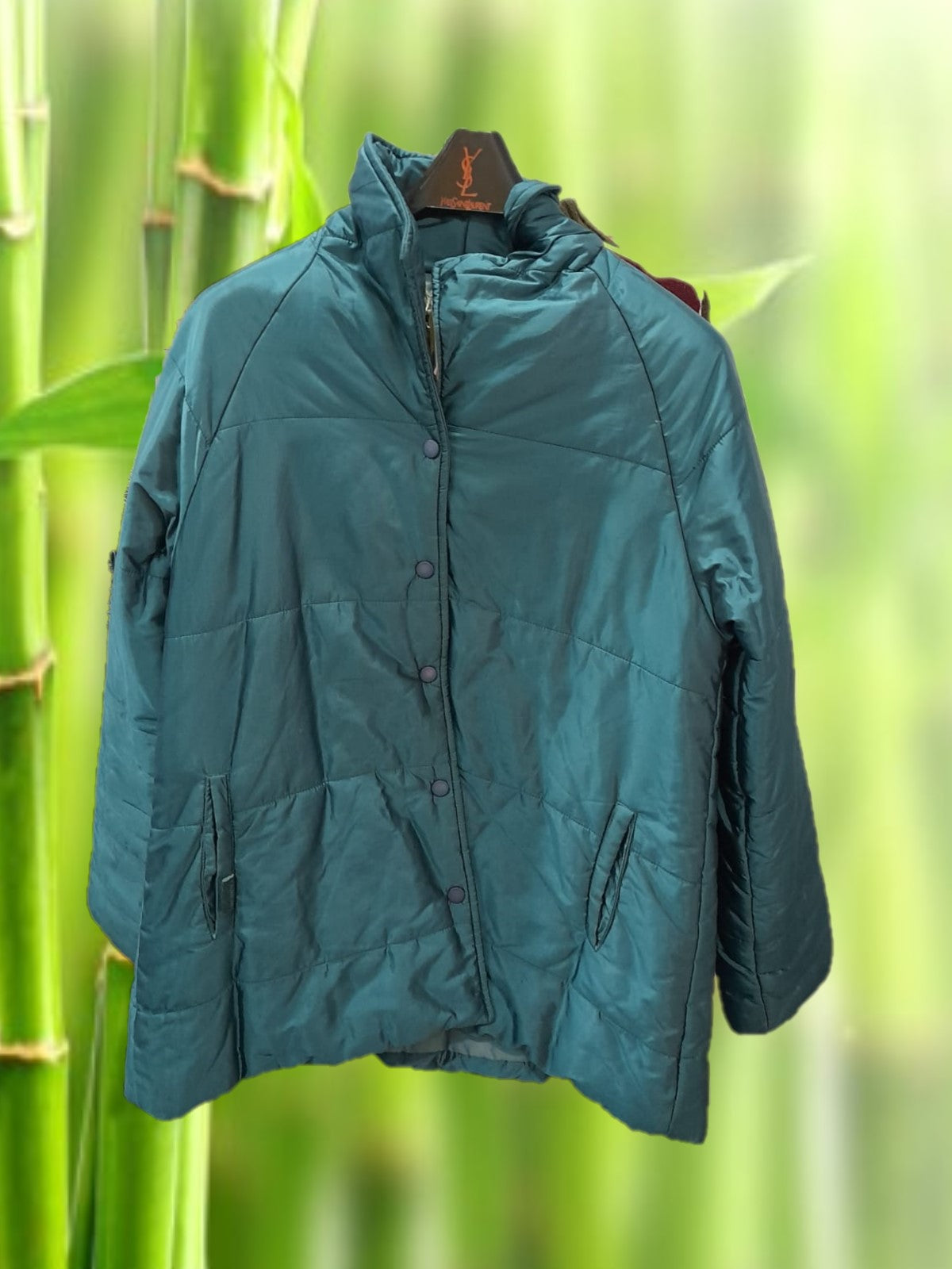 ABRIGO NIÑO VERDE IMPERMEABLE