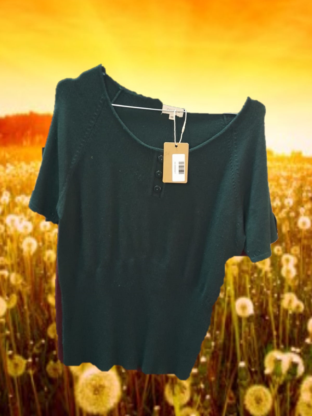 JERSEY MUJER LARGO FINO VERDE