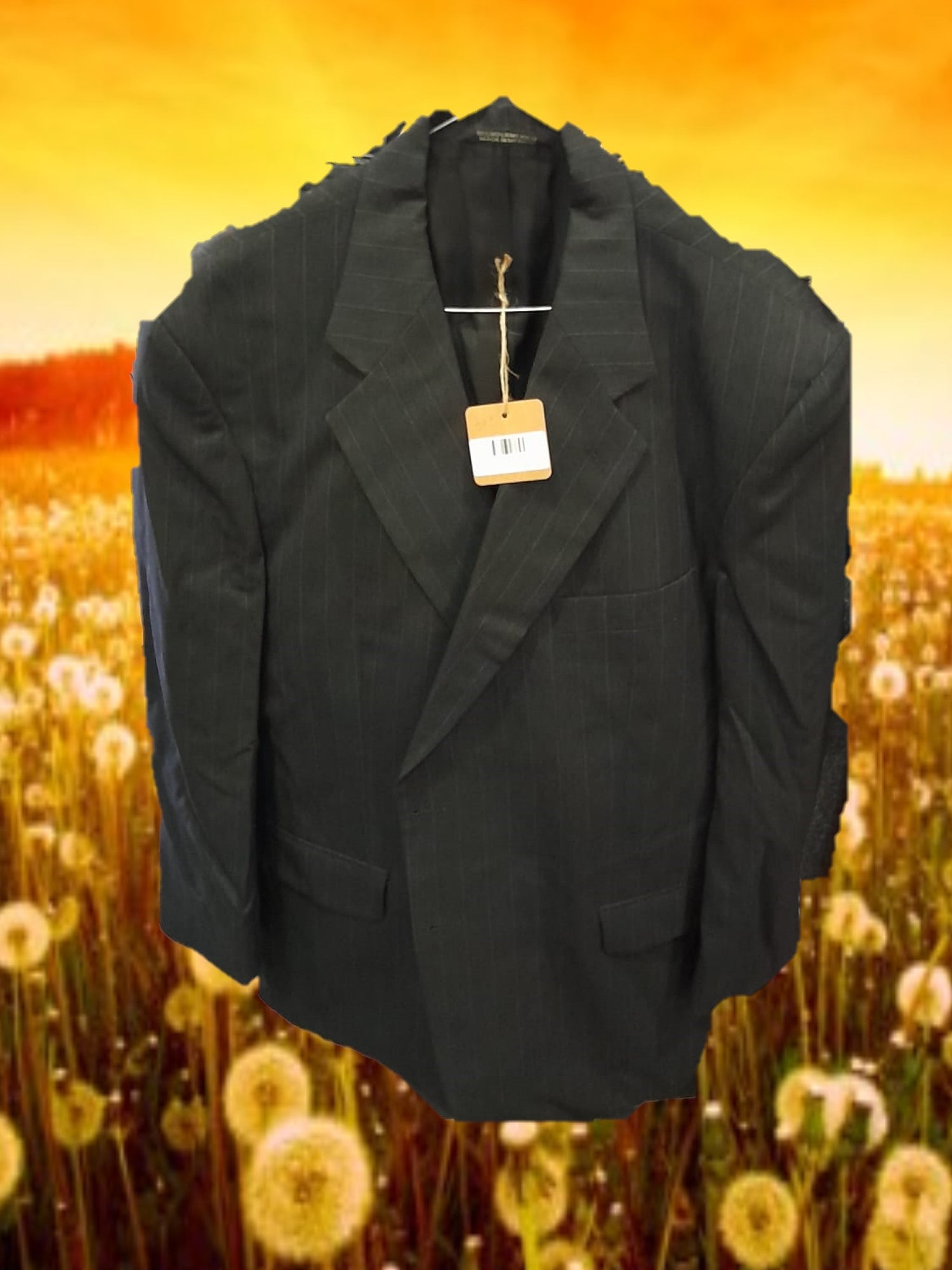 AMERICANA HOMBRE GRIS CON RAYA DIPLOMÁTICA