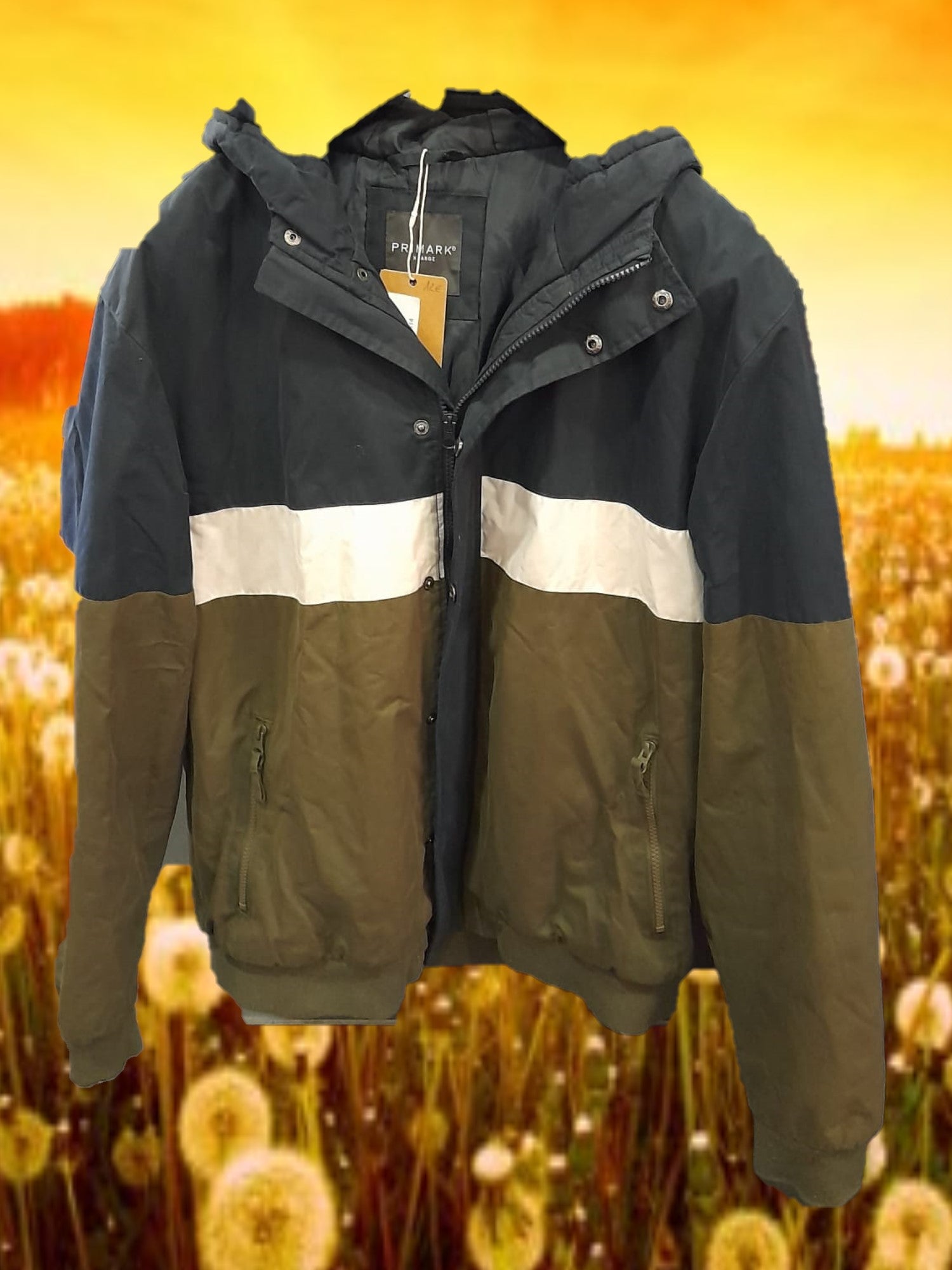 ABRIGO AZUL MARINO IMPERMEABLE