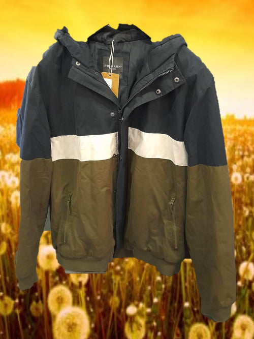 ABRIGO AZUL MARINO IMPERMEABLE