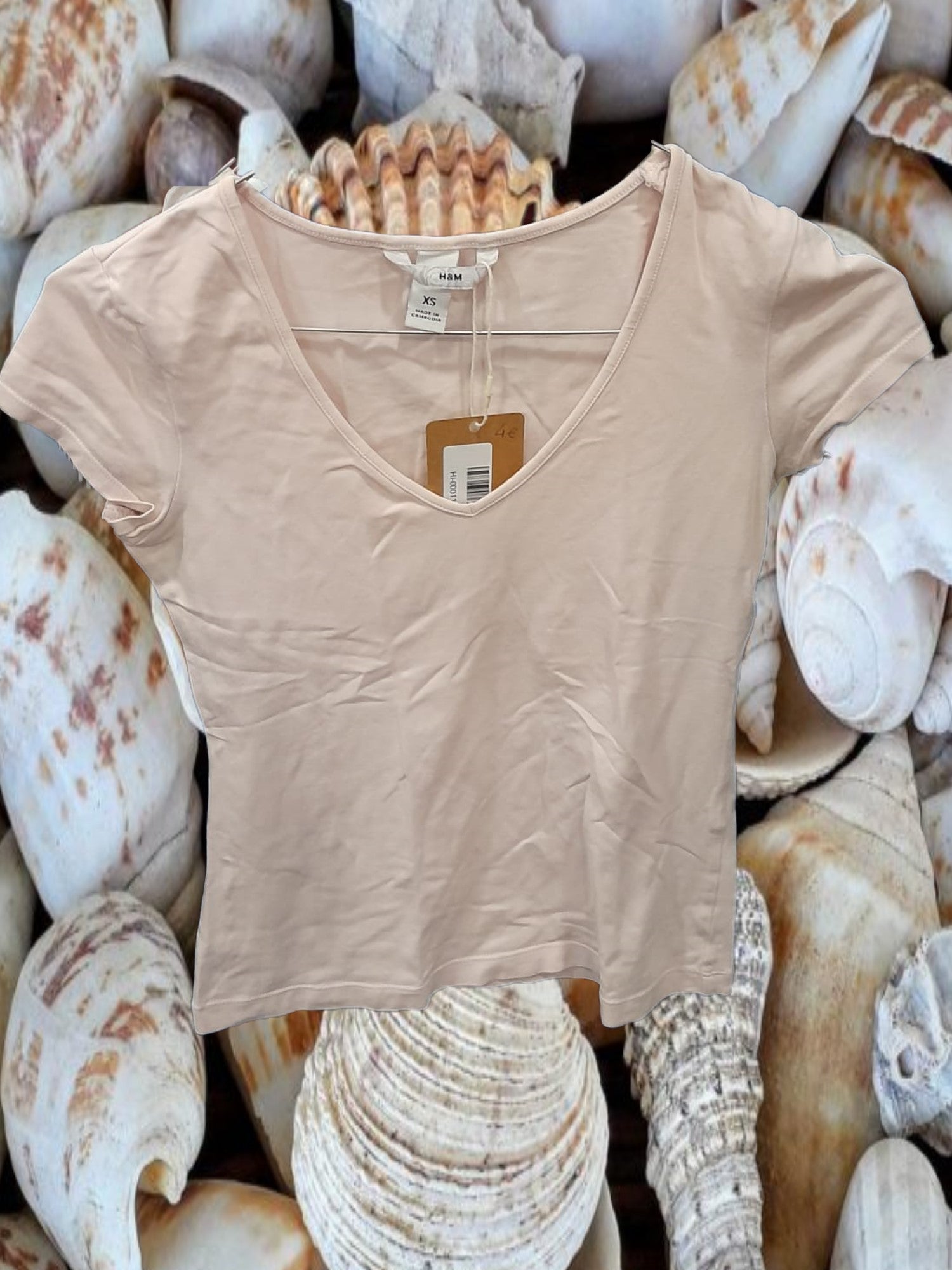CAMISETA MUJER MANGA CORTA ROSA PALO