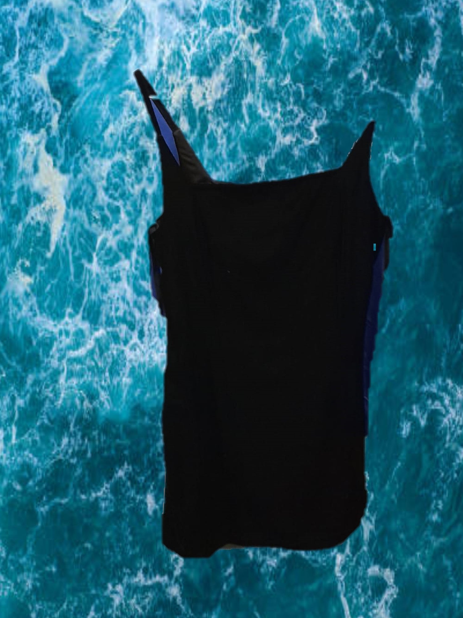 VESTIDO TIRANTES CORTO NEGRO DE TERCIOPELO
