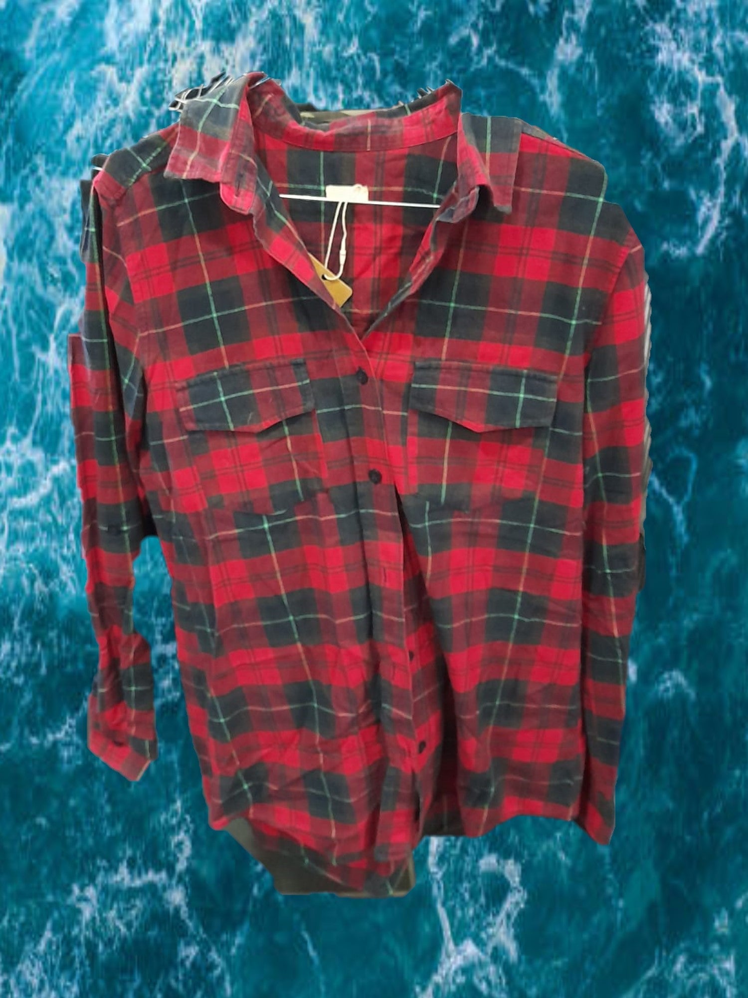 CAMISA MANGA LARGA ROJA LEÑADOR