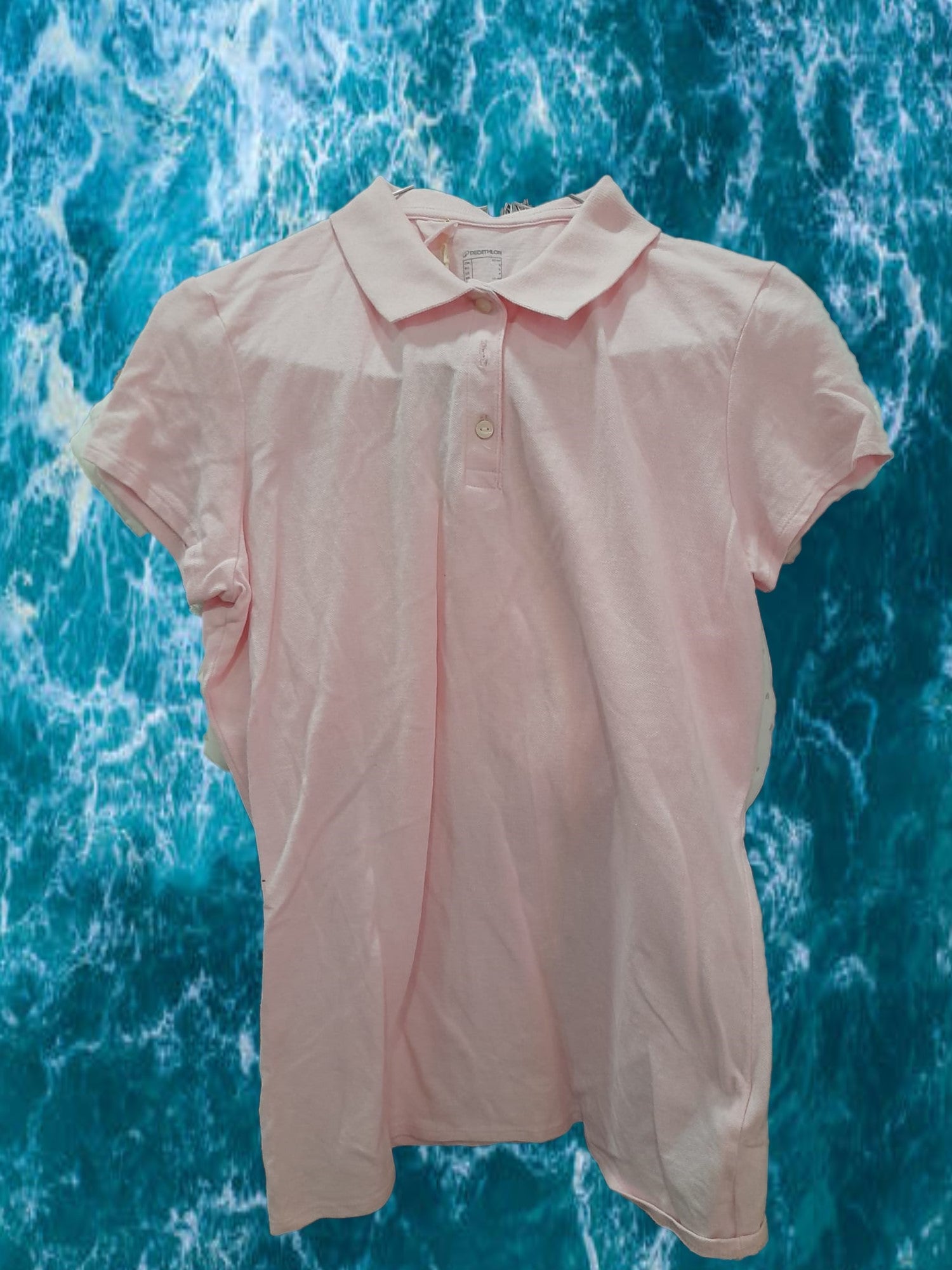 POLO MUJER MANGA CORTA ROSA