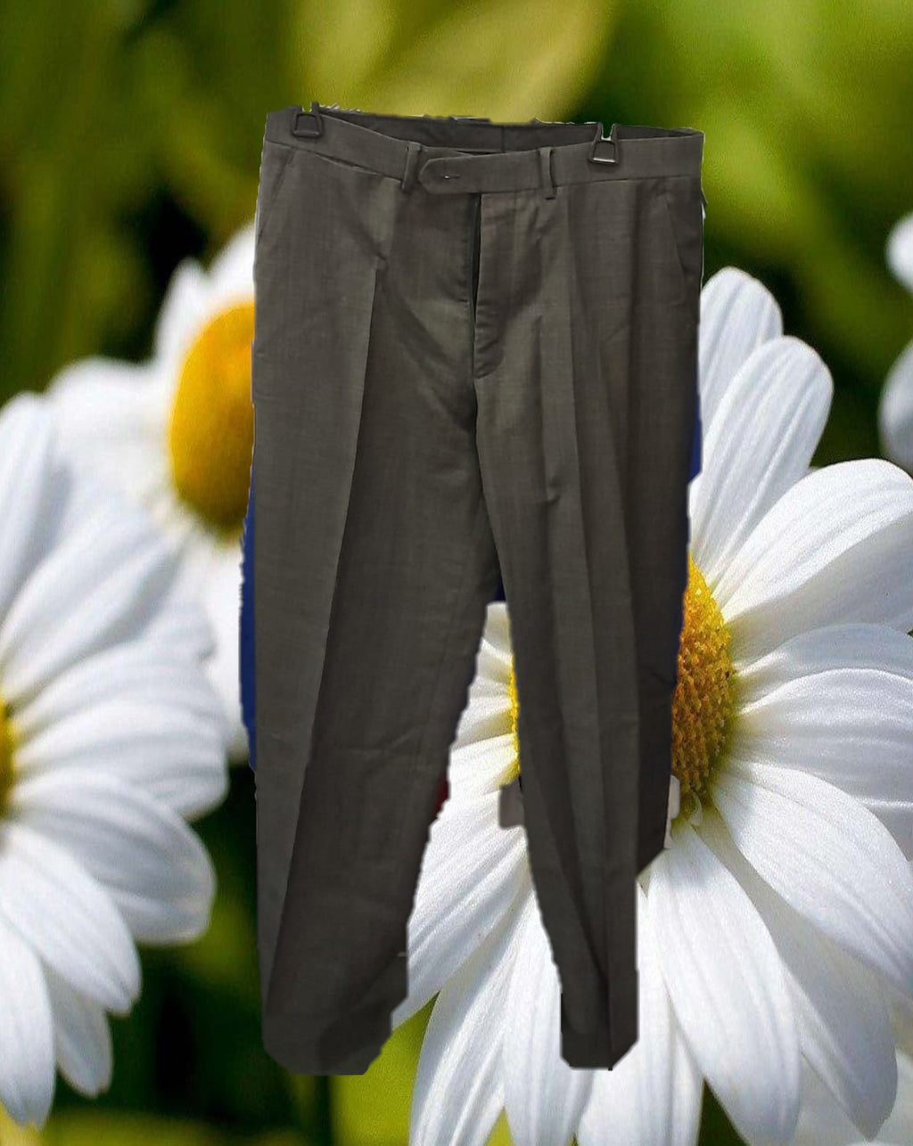 TRAJE HOMBRE GRIS DE VESTIR ( FALTA BOTÓN CIERRE PANTALÓN )
