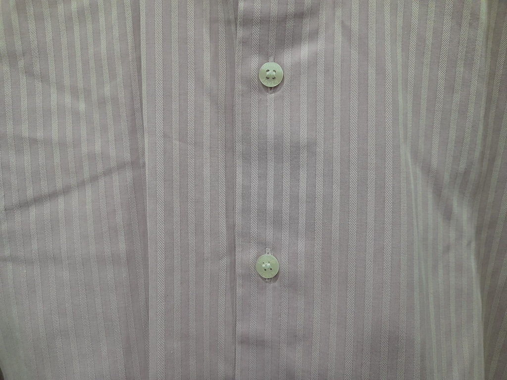 CAMISA HOMBRE MANGA LARGA ROSA CON RAYAS BLANCAS