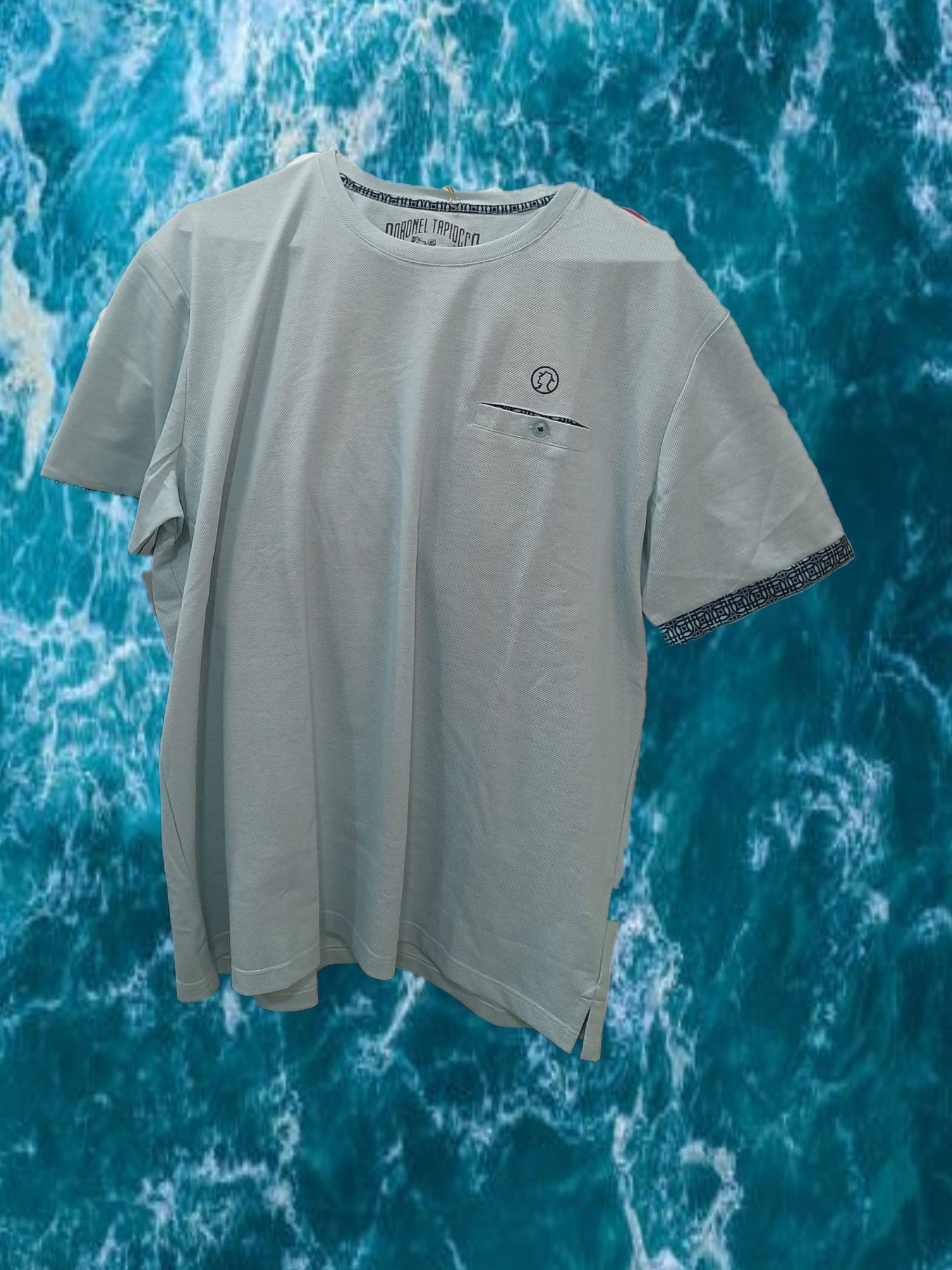 CAMISETA MANGA CORTA AZUL