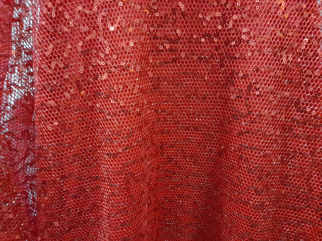 JERSEY ROJO DE LENTEJUELAS DKNY