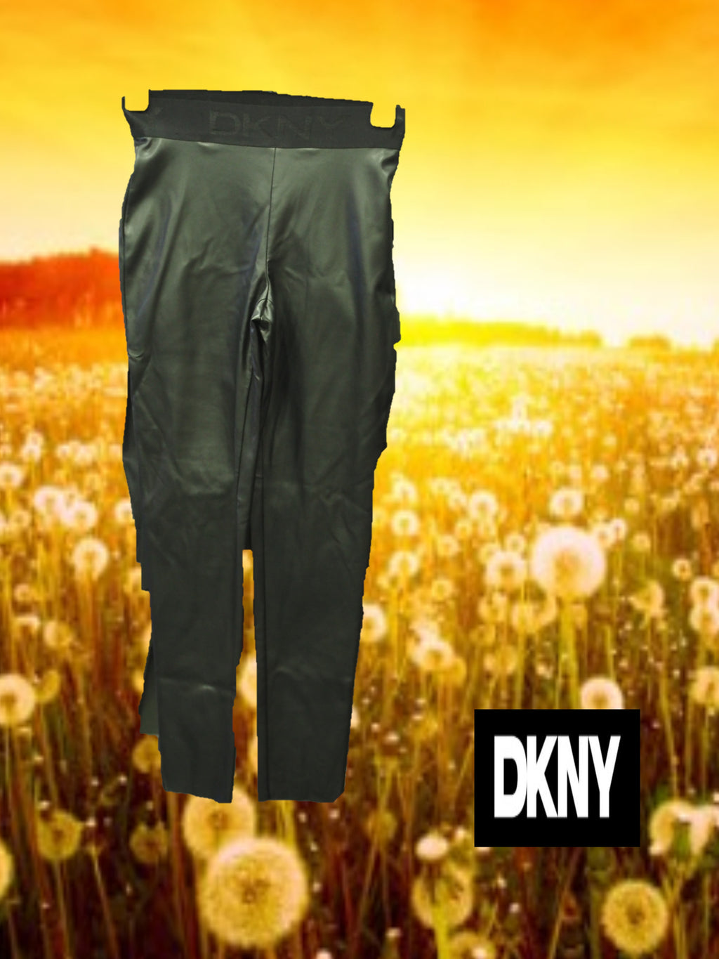 LEGGING NEGRO POLIPIEL CON GOMA DKNY