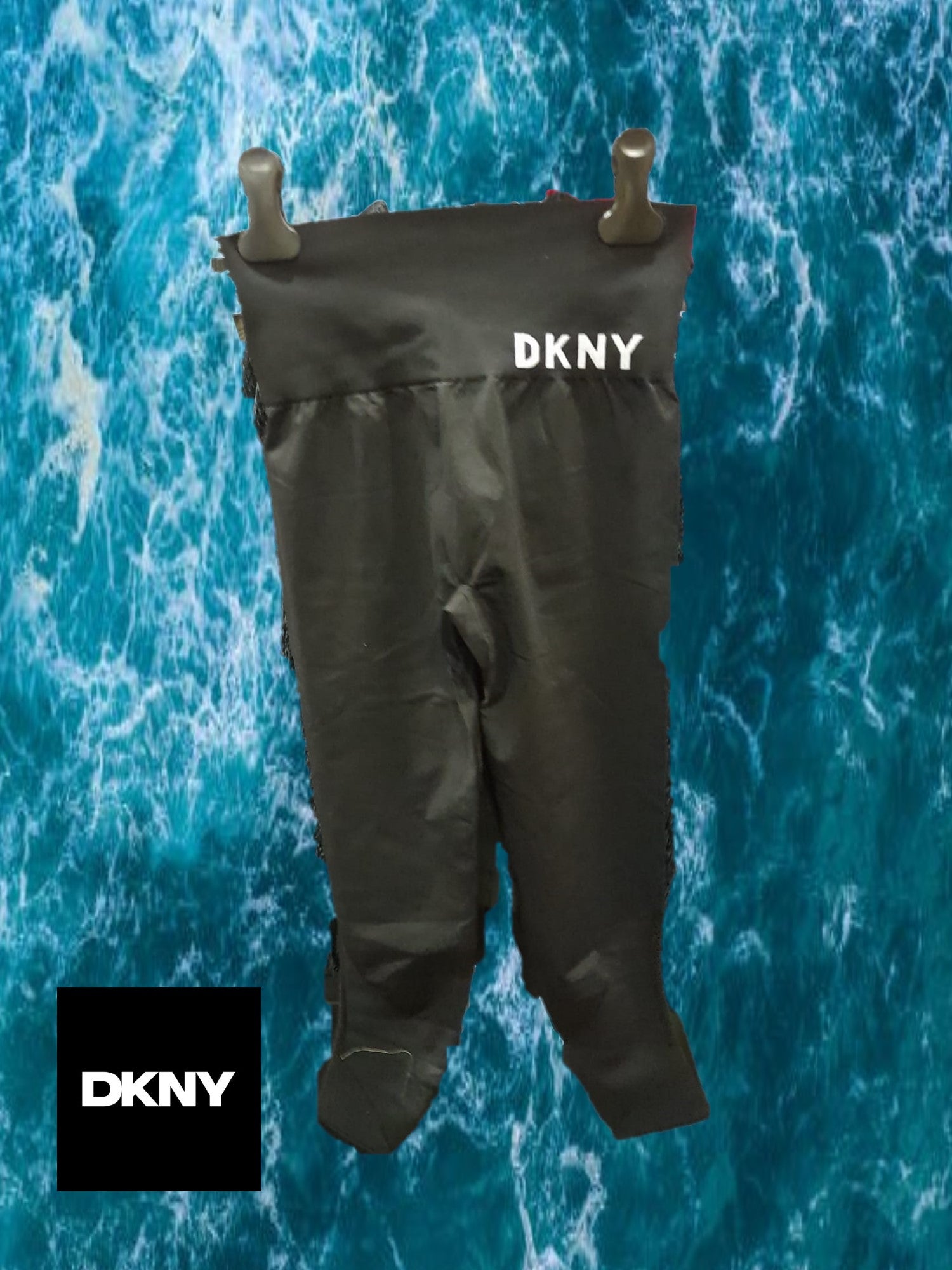 LEGGING NEGRO LICRA CON LOGO EN CINTURA DKNY