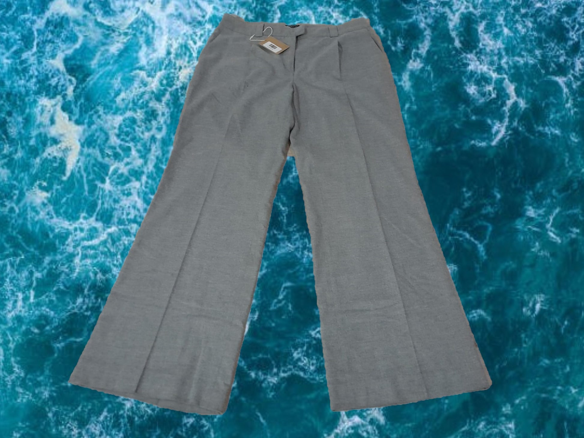 PANTALÓN GRIS DE VESTIR SEÑORA