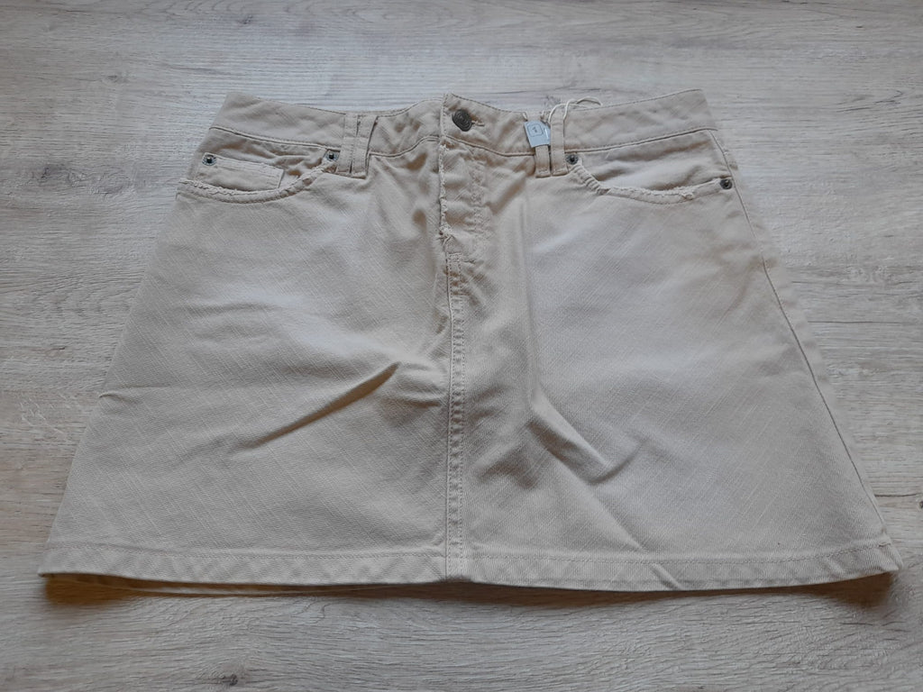 MINI FALDA VAQUERA BEIGE