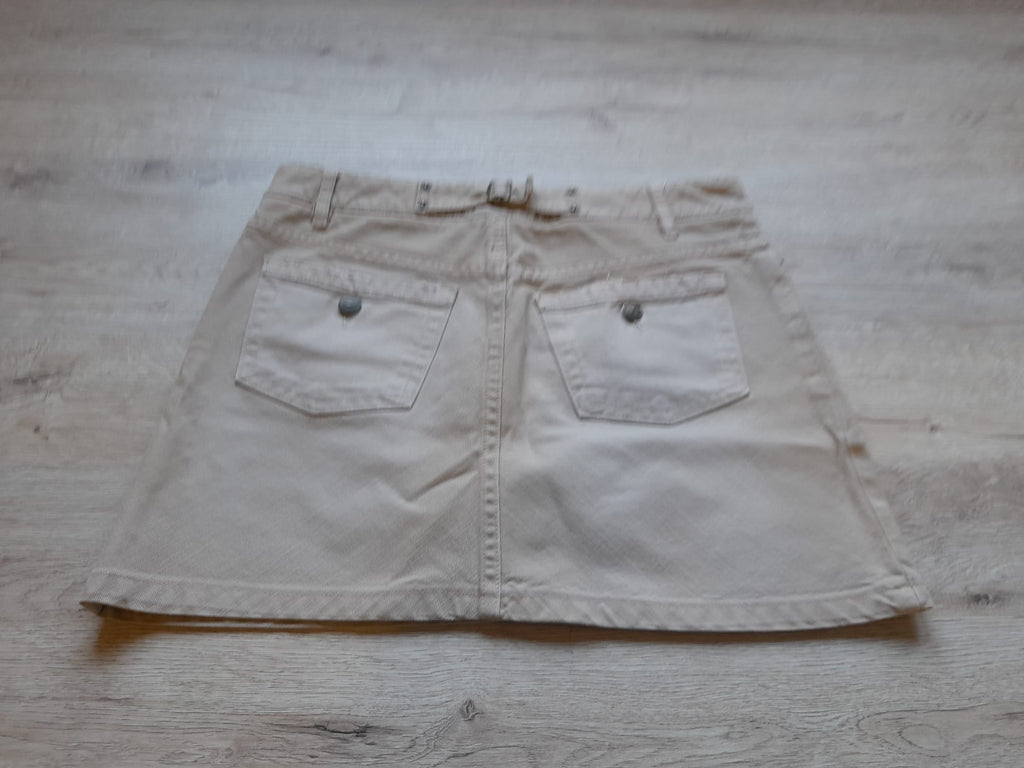 MINI FALDA VAQUERA BEIGE