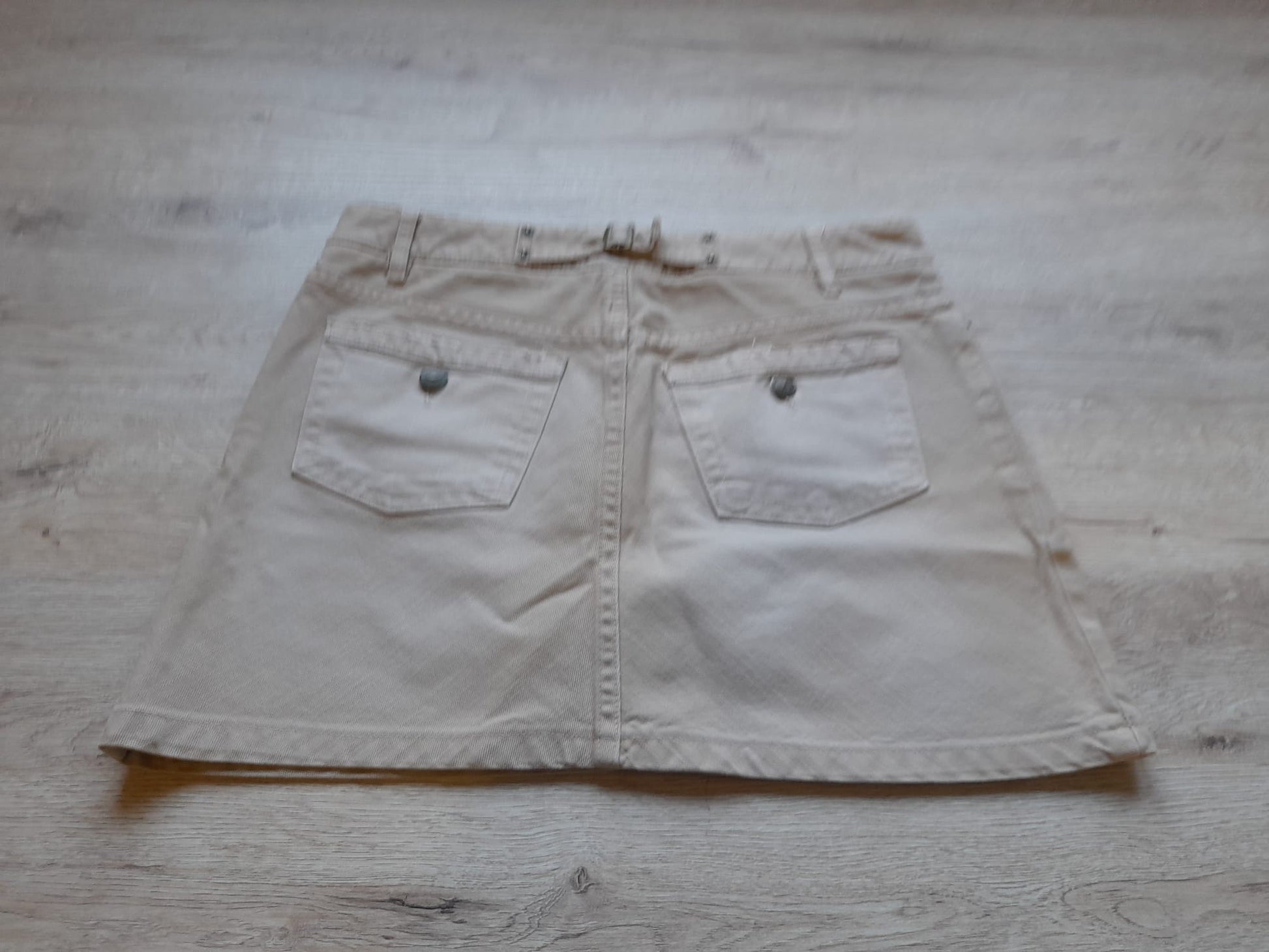 MINI FALDA VAQUERA BEIGE