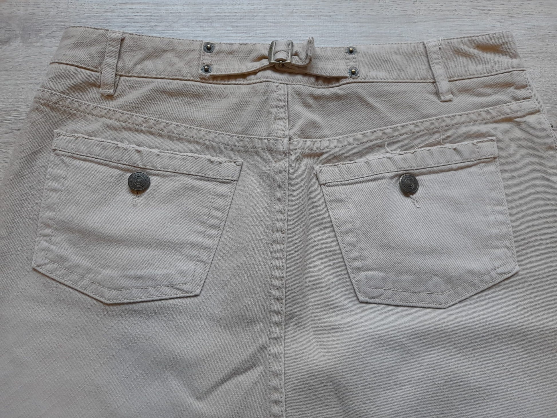 MINI FALDA VAQUERA BEIGE
