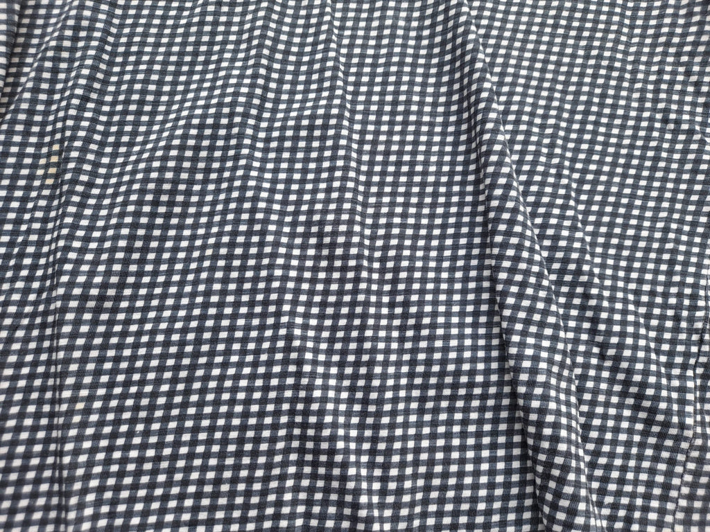 CAMISETA M/L AZUL CON CUADROS