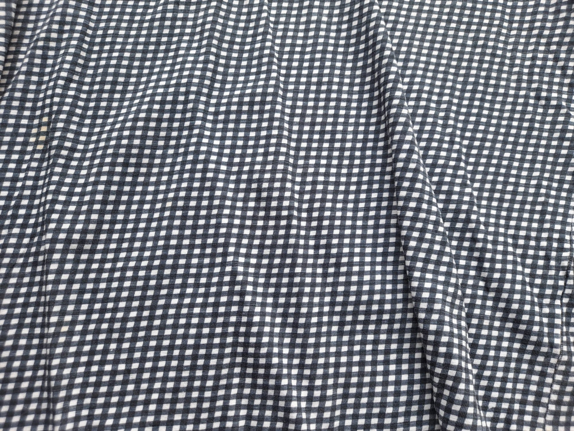 CAMISETA M/L AZUL CON CUADROS
